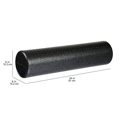 Relieve tension, improve balance, and boost flexibility with the Amazon Basics High-Density Foam Roller – firm, durable, portable, and perfect for home, gym, yoga, Pilates, and recovery workouts.