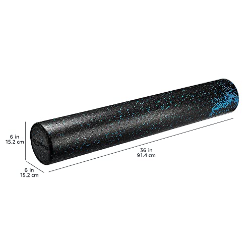 Relieve tension, improve balance, and boost flexibility with the Amazon Basics High-Density Foam Roller – firm, durable, portable, and perfect for home, gym, yoga, Pilates, and recovery workouts.