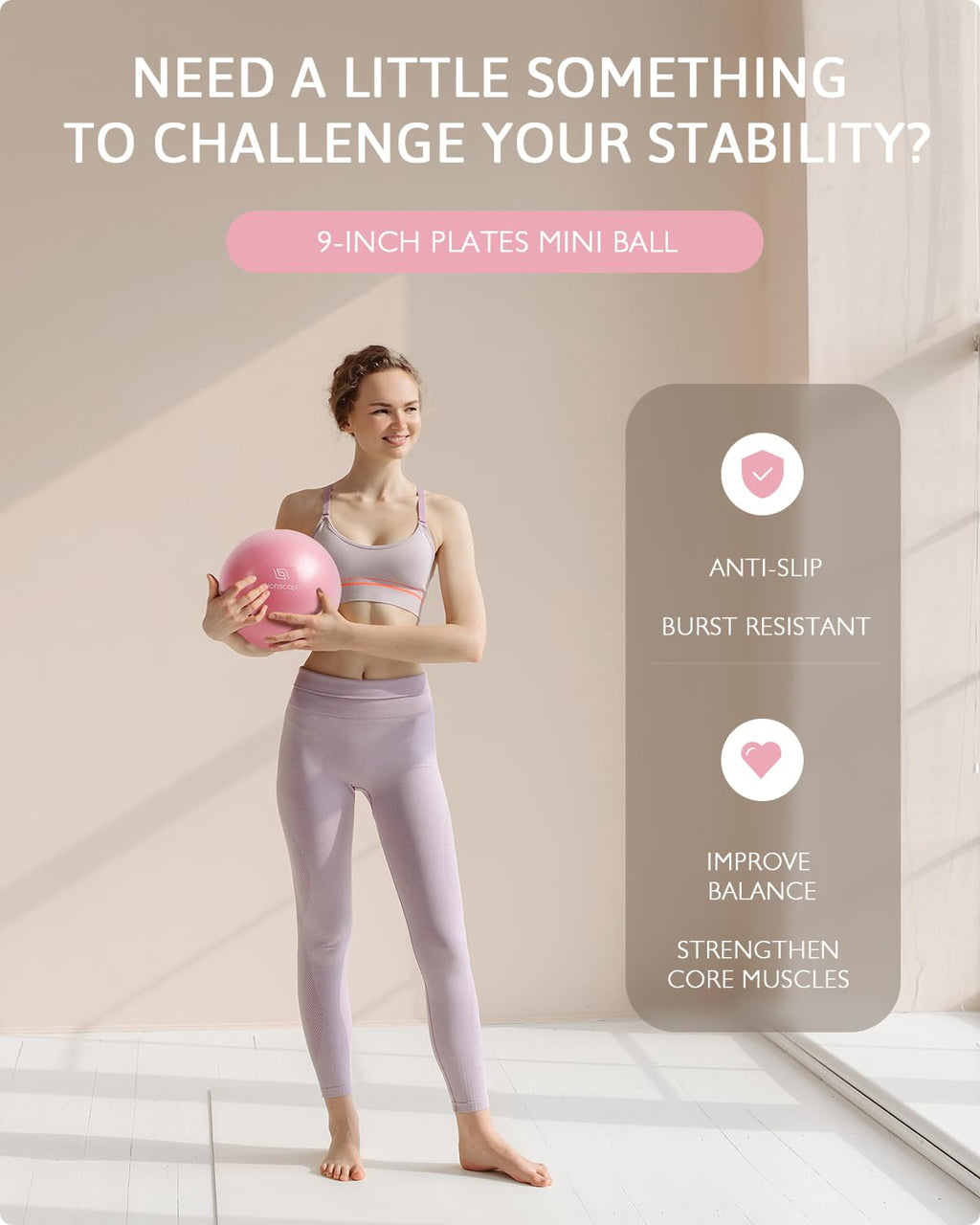 Transform your at-home Pilates practice with the LIONSCOOL Pilates Ring Set – all-in-one resistance ring, mini ball, and bands for strength, balance, and total-body toning anywhere, anytime.