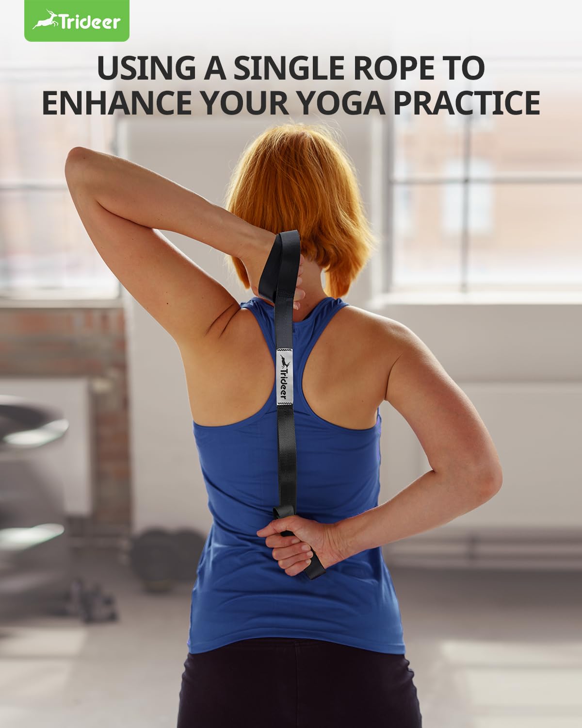 Boost flexibility, recover faster, and stretch safely with the Trideer 10-Loop Stretching Strap – durable, non-elastic, versatile for yoga, Pilates, physical therapy, and home or gym workouts.