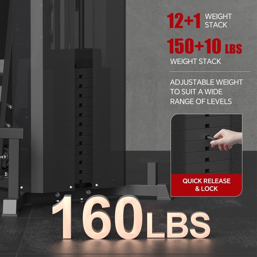 Transform your home workouts with the SPART Multi Gym Machine—durable, compact, and versatile, providing full-body strength training, adjustable resistance, and limitless exercise options in one powerful station.