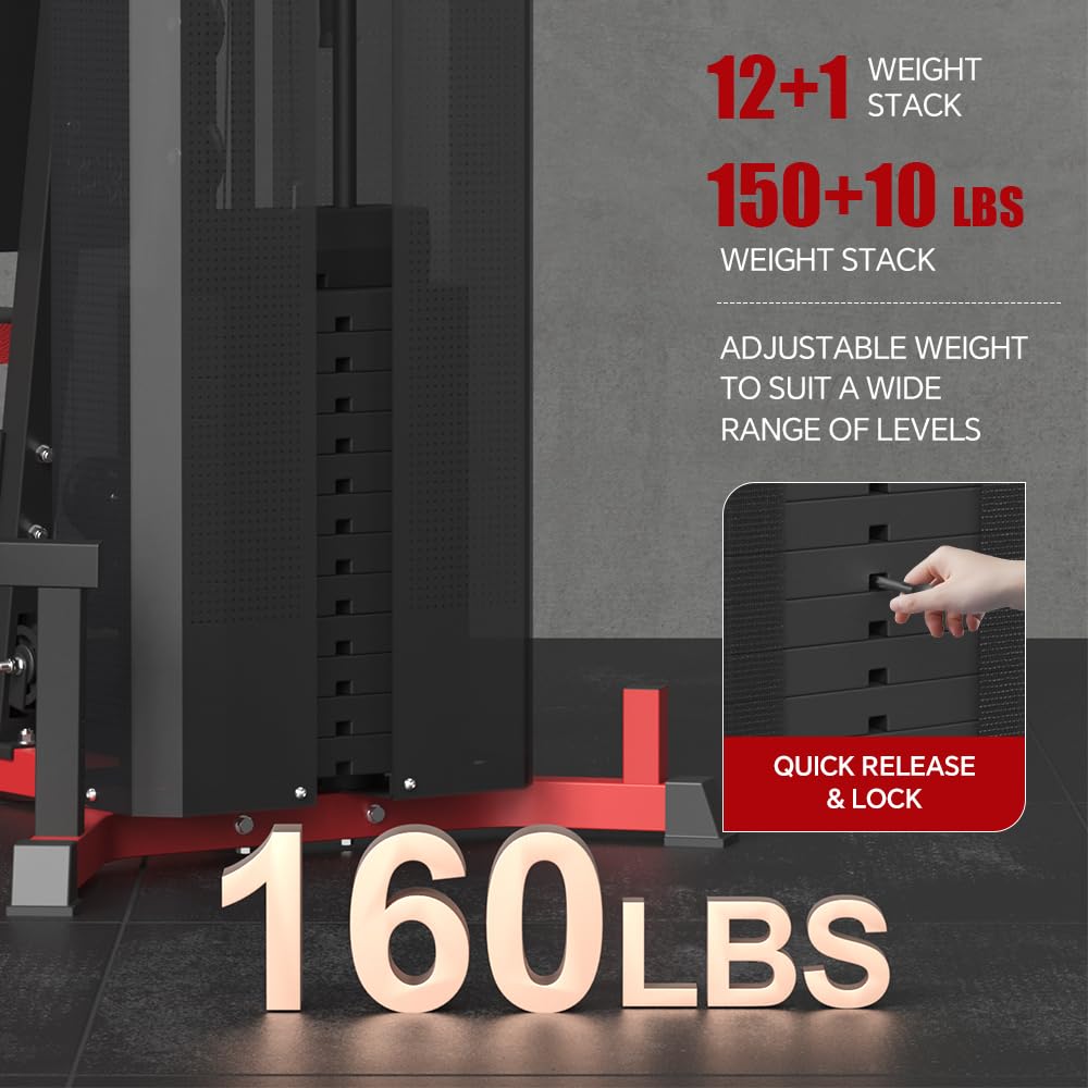 Transform your home workouts with the SPART Multi Gym Machine—durable, compact, and versatile, providing full-body strength training, adjustable resistance, and limitless exercise options in one powerful station.