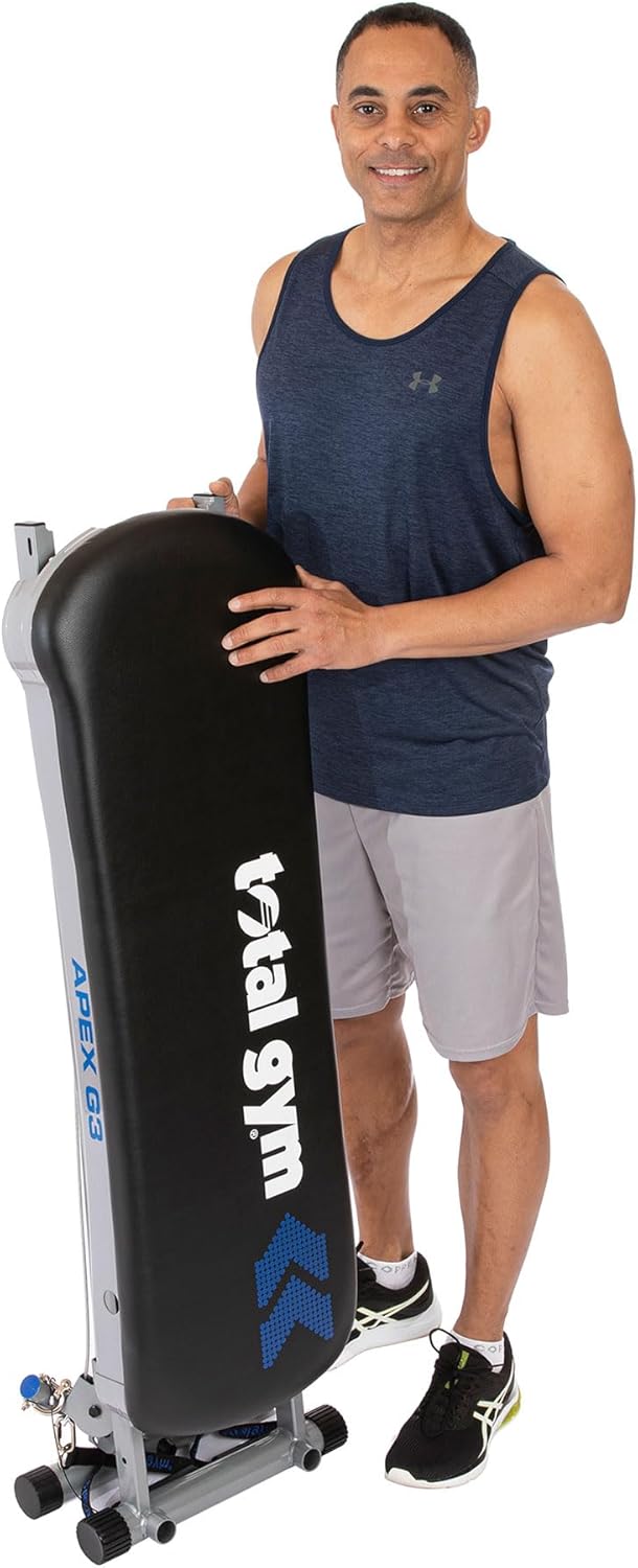 Total Gym APEX G3 Incline Weight Trainer Machine Equipment with 8 Resistance Levels - Heavy-Duty Home Workout and Exercise System for Indoor Training