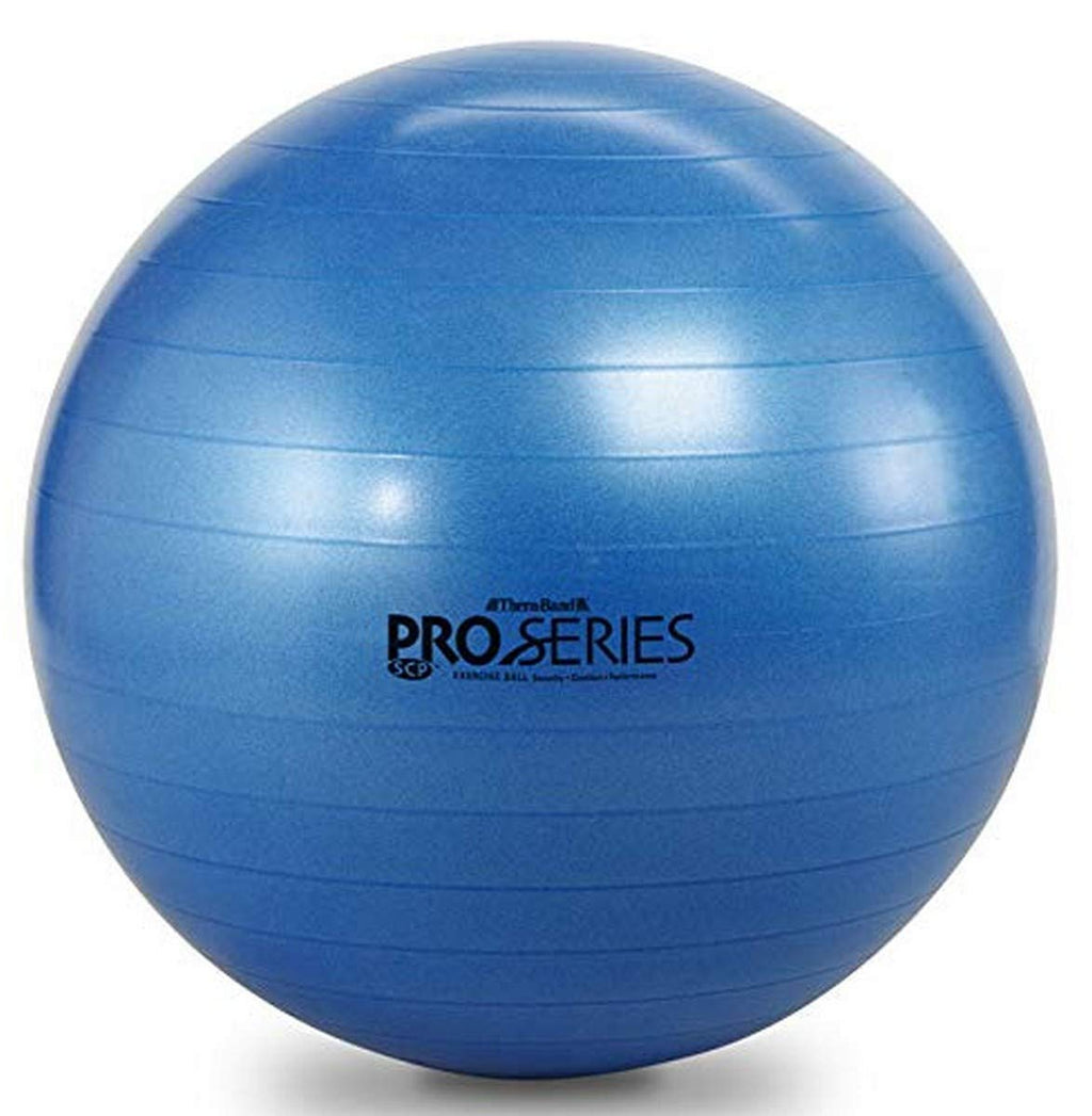Boost balance, strengthen your core, and enhance flexibility with the THERABAND Pro Series Exercise Ball – anti-burst, professional-grade, versatile for yoga, Pilates, stability, and home or gym workouts.