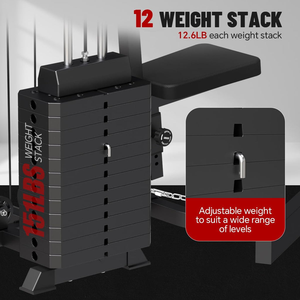 Revolutionize your home workouts with the FAGUS H Multifunction Home Gym—durable, versatile, and fully customizable, offering full-body strength training with smooth, silent operation and limitless exercise options.