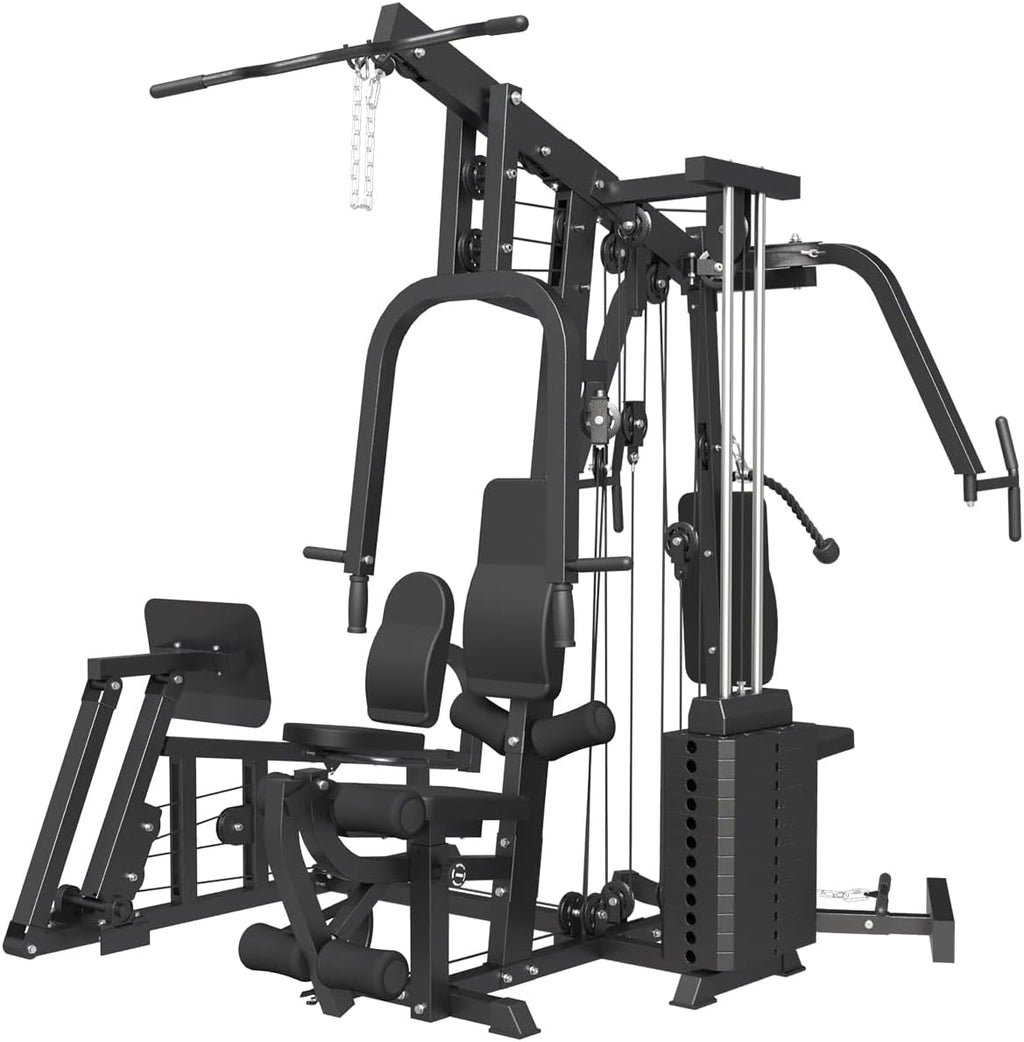 Revolutionize your home workouts with the FAGUS H Multifunction Home Gym—durable, versatile, and fully customizable, offering full-body strength training with smooth, silent operation and limitless exercise options.