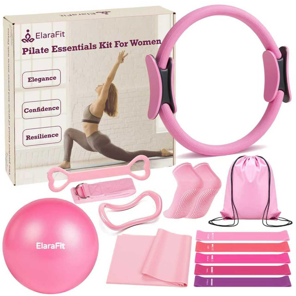 Achieve full-body toning, strength, and flexibility anywhere with the Home Pilates Kit—durable, all-in-one, non-slip, and portable, perfect for beginners and advanced Pilates enthusiasts alike.