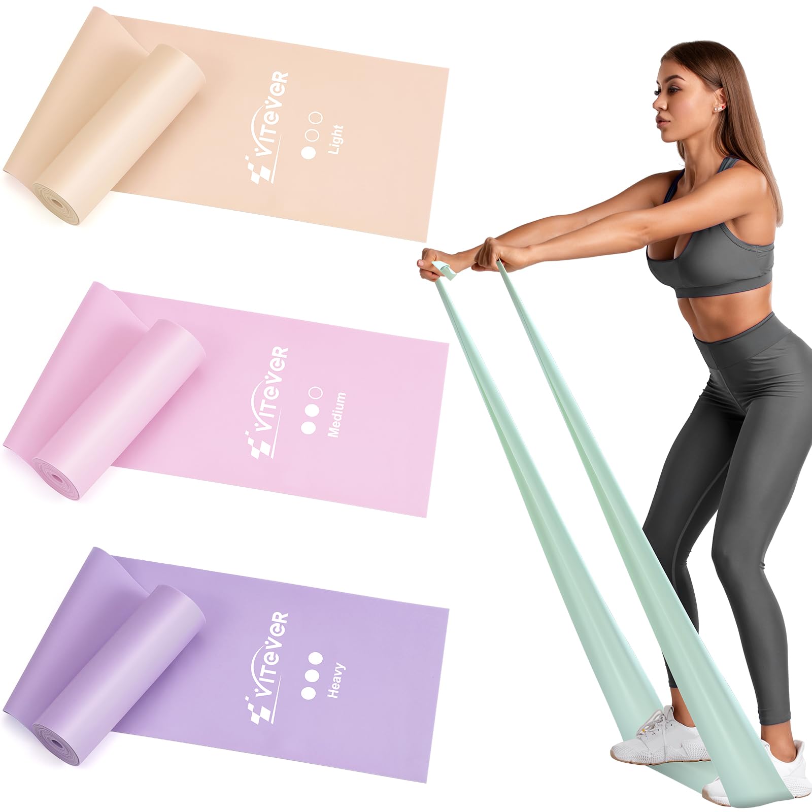 Strengthen, stretch, and recover anywhere with these hypoallergenic TPE resistance bands—lightweight, portable, and designed for full-body training, rehab, Pilates, yoga, and everyday fitness.