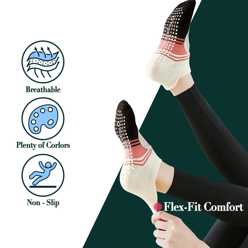 Train with confidence and comfort—these non-slip Pilates yoga socks deliver secure grip, breathable support, and stylish design for every workout, from barre to yoga and beyond.