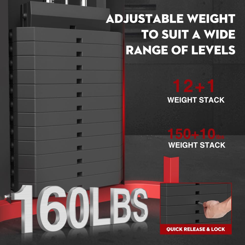 Transform your home workouts with the SPART Multi Gym Machine—durable, compact, and versatile, providing full-body strength training, adjustable resistance, and limitless exercise options in one powerful station.