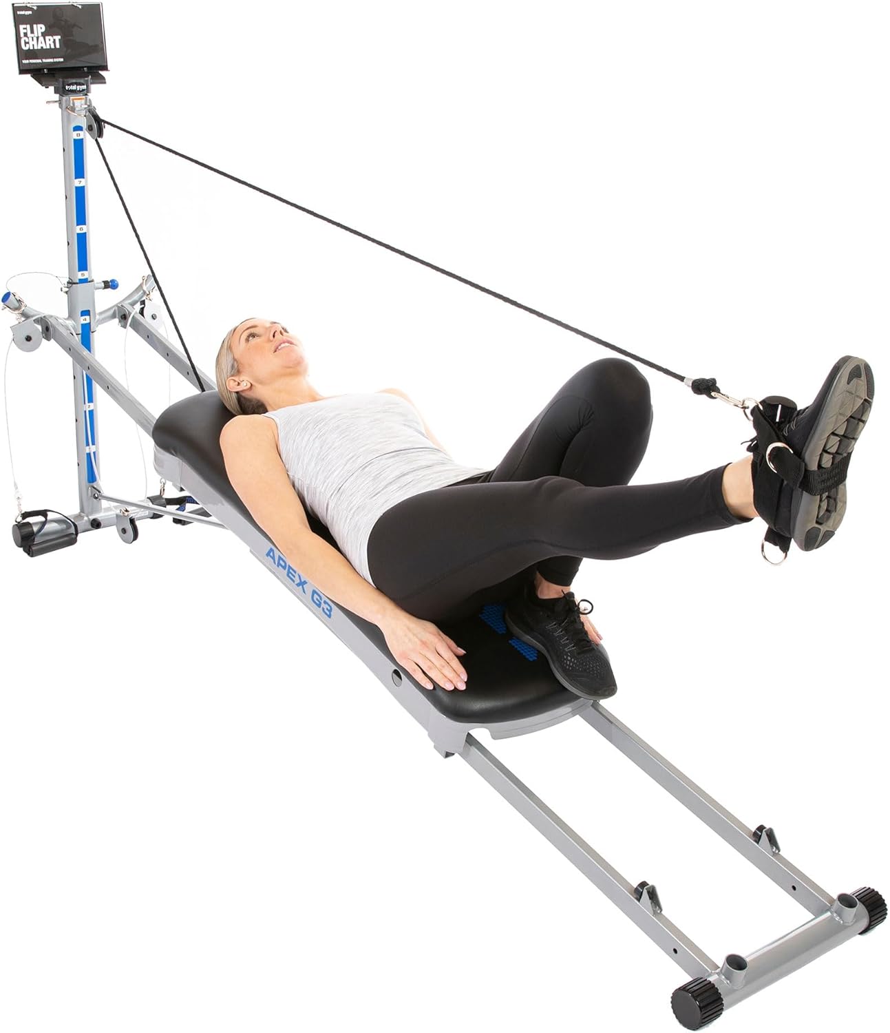 Total Gym APEX G3 Incline Weight Trainer Machine Equipment with 8 Resistance Levels - Heavy-Duty Home Workout and Exercise System for Indoor Training