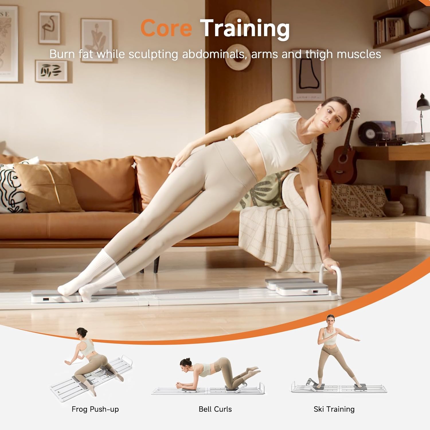 Transform any space into a full Pilates studio—20+ workouts, smart app coaching, and 94% muscle engagement in one foldable, professional-grade reformer built for total-body results.