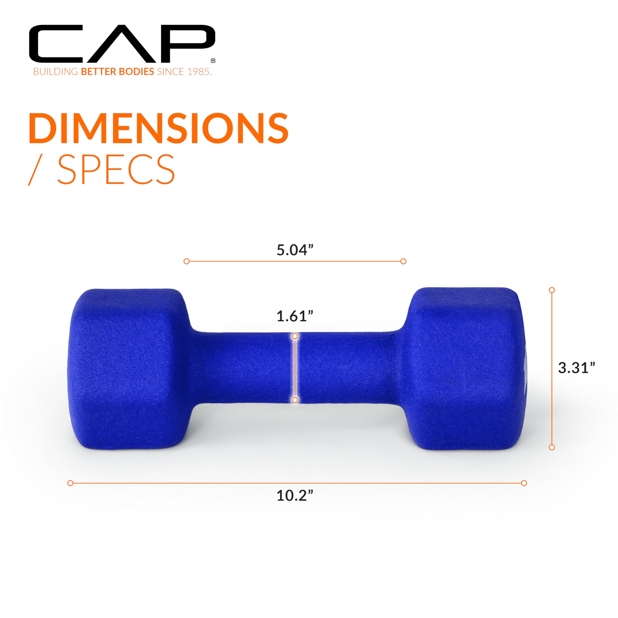 Build strength with confidence. These color-coded neoprene dumbbells offer a secure grip, durable construction, and a space-saving rack—perfect for toning, HIIT, and everyday home workouts.