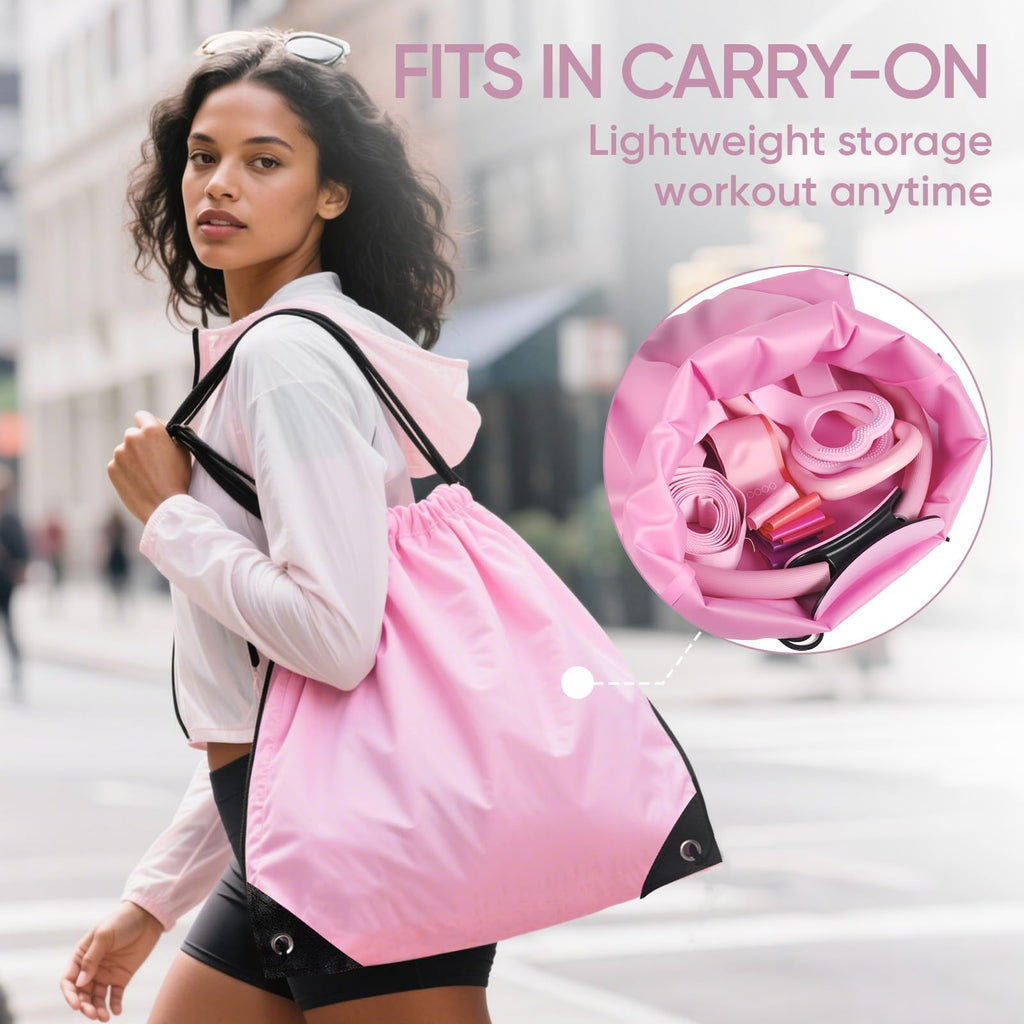 Achieve full-body toning, strength, and flexibility anywhere with the Home Pilates Kit—durable, all-in-one, non-slip, and portable, perfect for beginners and advanced Pilates enthusiasts alike.