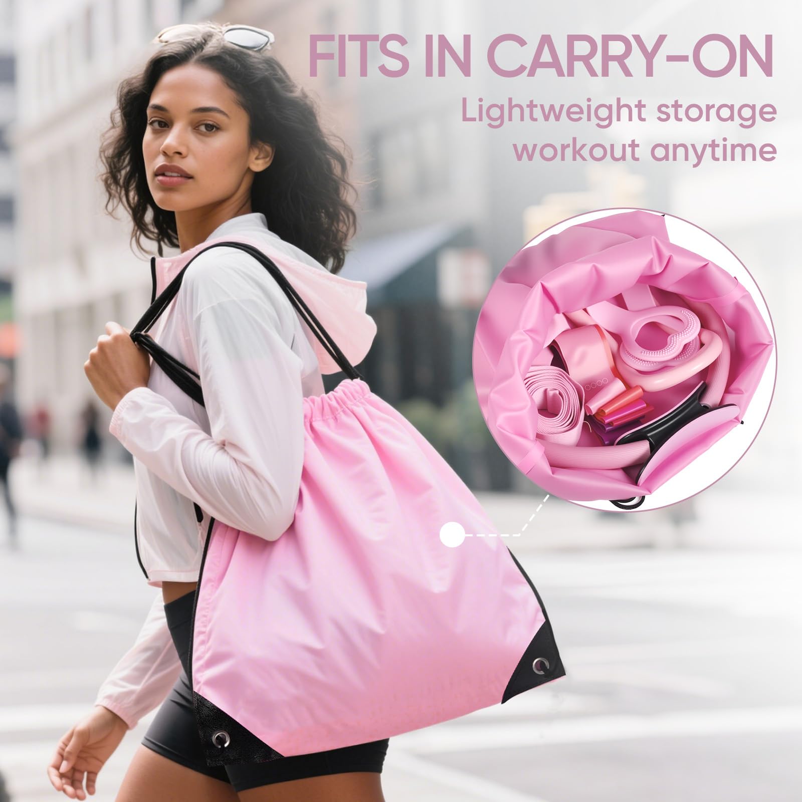 Achieve full-body toning, strength, and flexibility anywhere with the Home Pilates Kit—durable, all-in-one, non-slip, and portable, perfect for beginners and advanced Pilates enthusiasts alike.