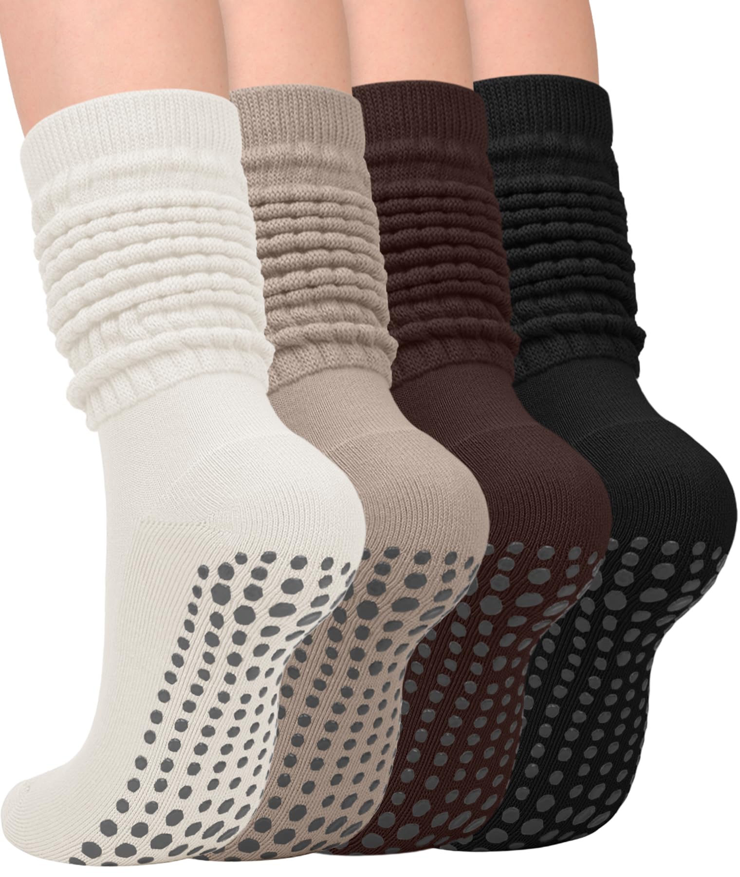 Stay safe, stable, and stylish with non-slip Pilates socks—breathable, cushioned, and perfect for yoga, barre, studio workouts, or home use. Comfort and grip in every step.