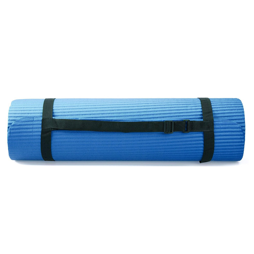 Master your yoga practice anywhere with the BalanceFrom 7-Piece Yoga Set – extra-thick mat, blocks, strap, towels, and knee pad for comfort, stability, and complete support at home or on-the-go.