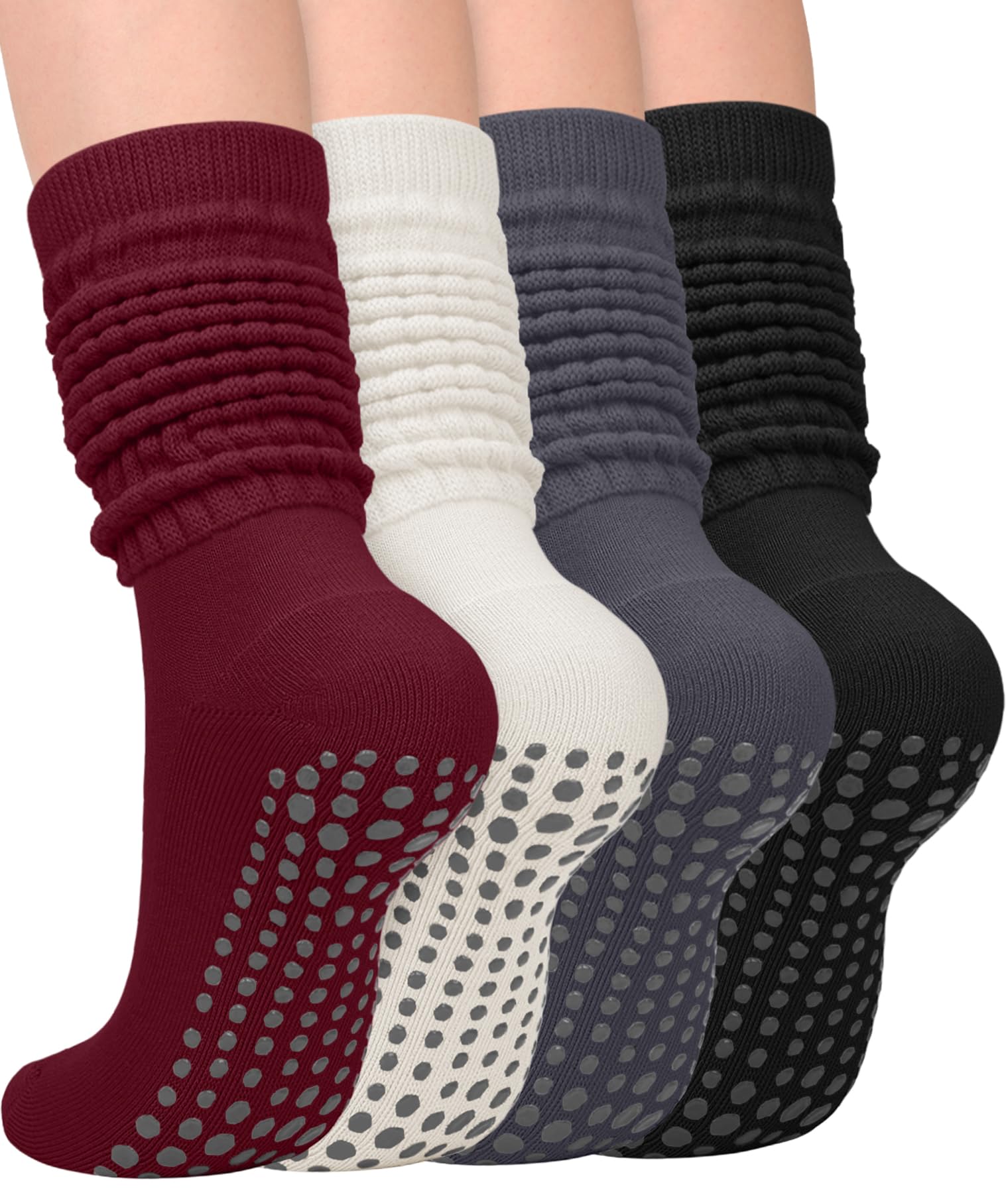 Stay safe, stable, and stylish with non-slip Pilates socks—breathable, cushioned, and perfect for yoga, barre, studio workouts, or home use. Comfort and grip in every step.