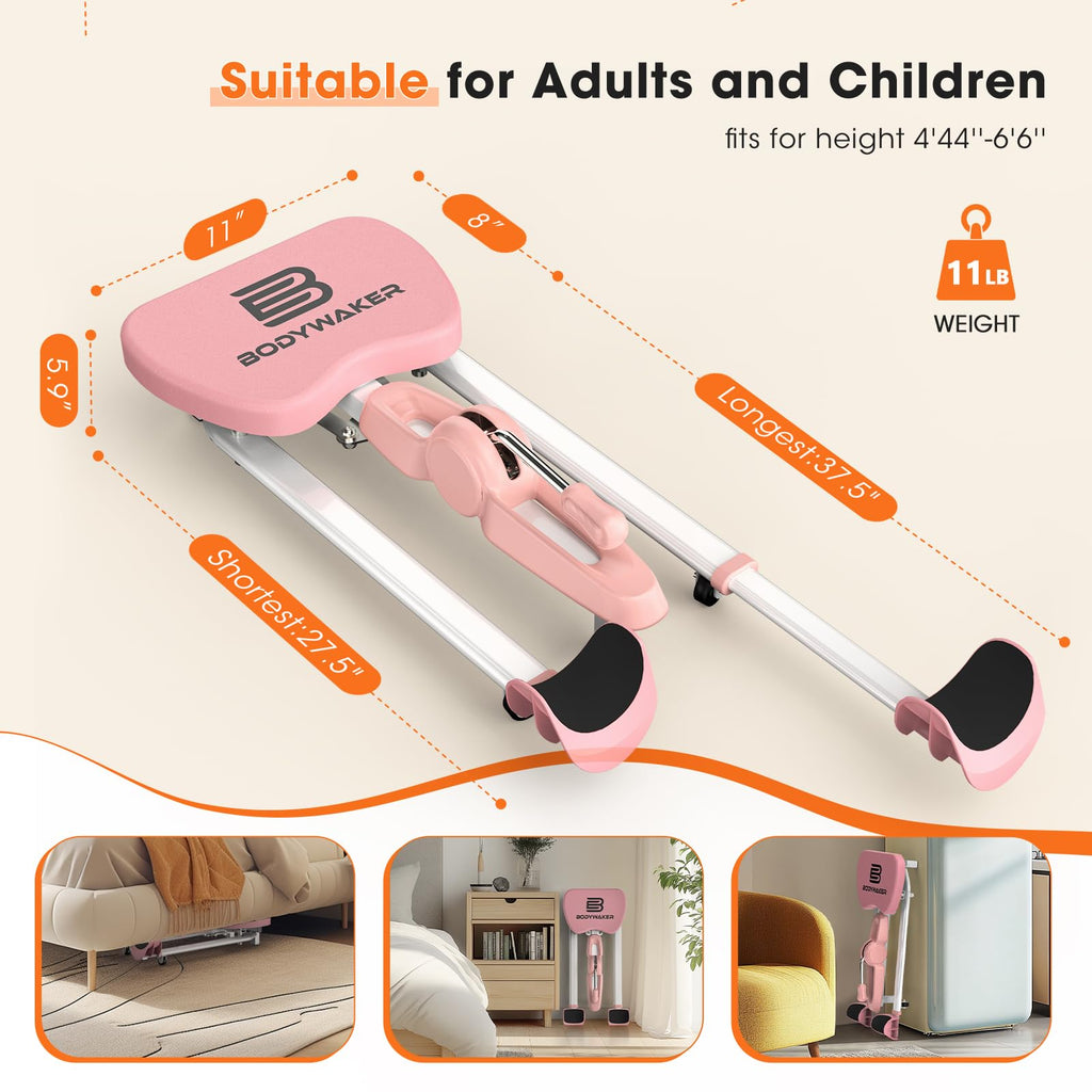 Unlock deeper splits and pro-level flexibility fast with this smooth-gliding, 190° adjustable leg stretcher—built for dancers, gymnasts, martial artists, and anyone ready to elevate their mobility.