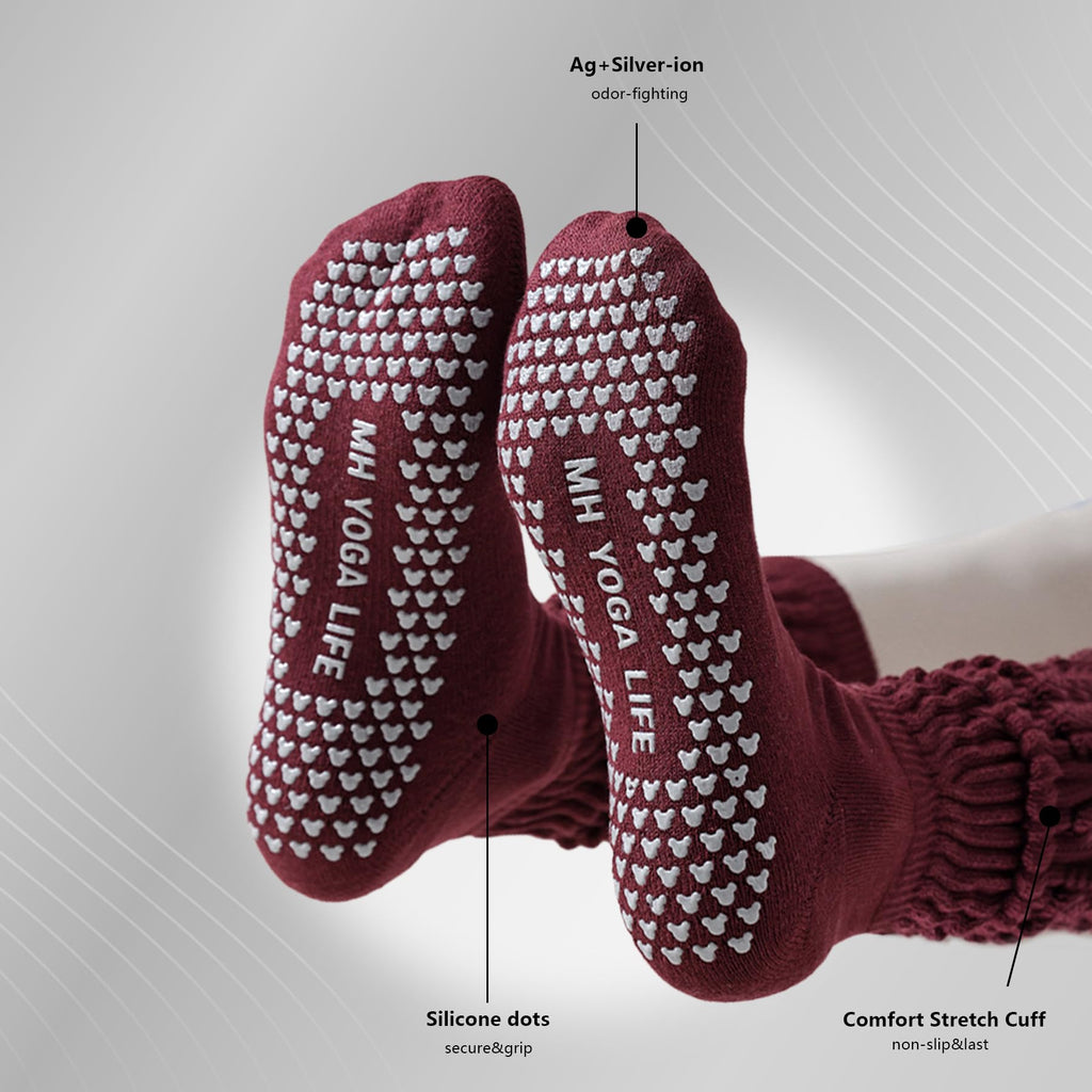 Train with confidence and comfort—these non-slip Pilates yoga socks deliver secure grip, breathable support, and stylish design for every workout, from barre to yoga and beyond.