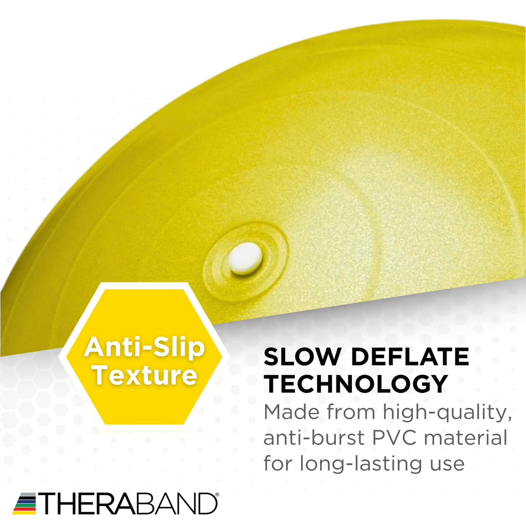 Boost balance, strengthen your core, and enhance flexibility with the THERABAND Pro Series Exercise Ball – anti-burst, professional-grade, versatile for yoga, Pilates, stability, and home or gym workouts.