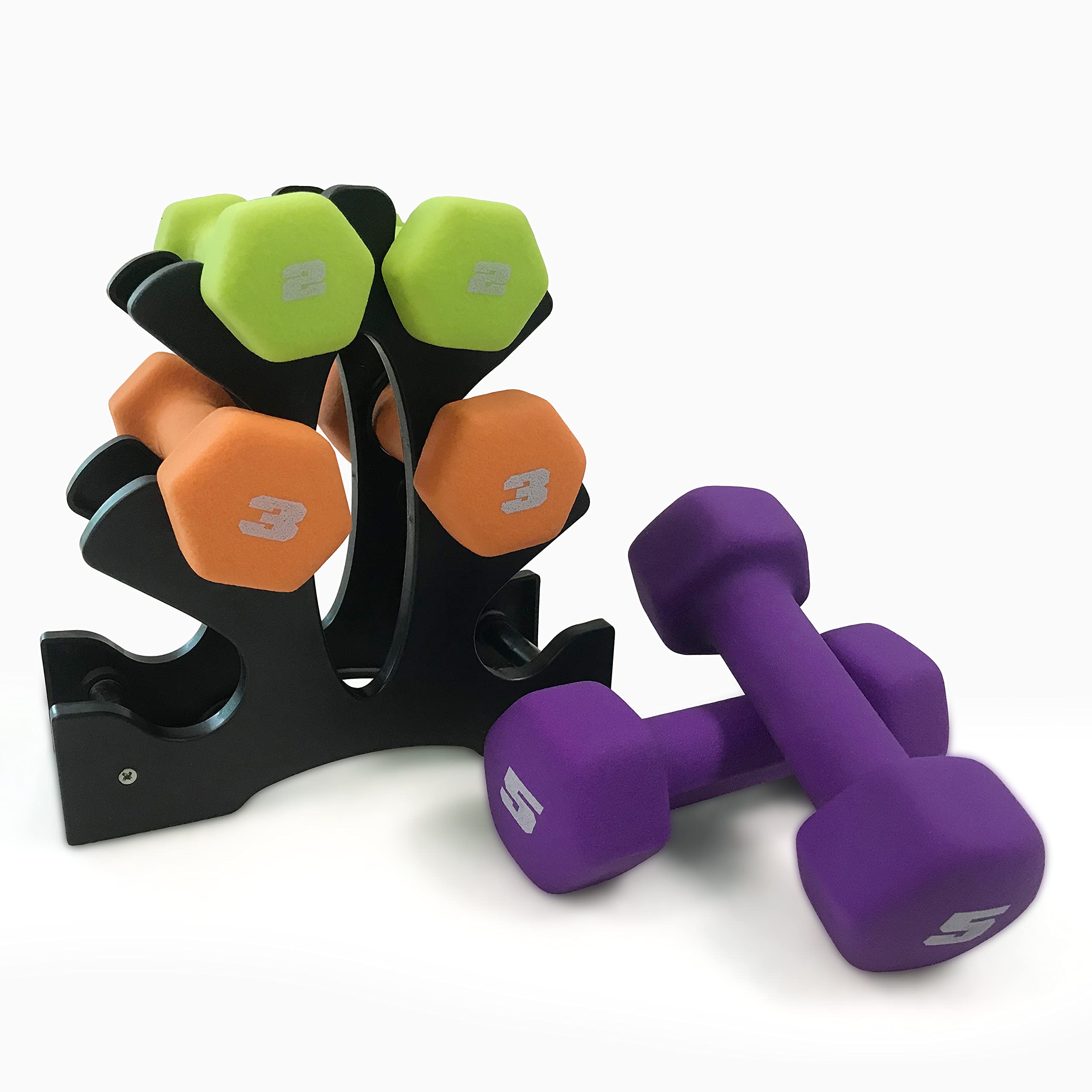 CAP Barbell Neoprene Dumbbell Weights Pairs & Sets | Multiple Colors