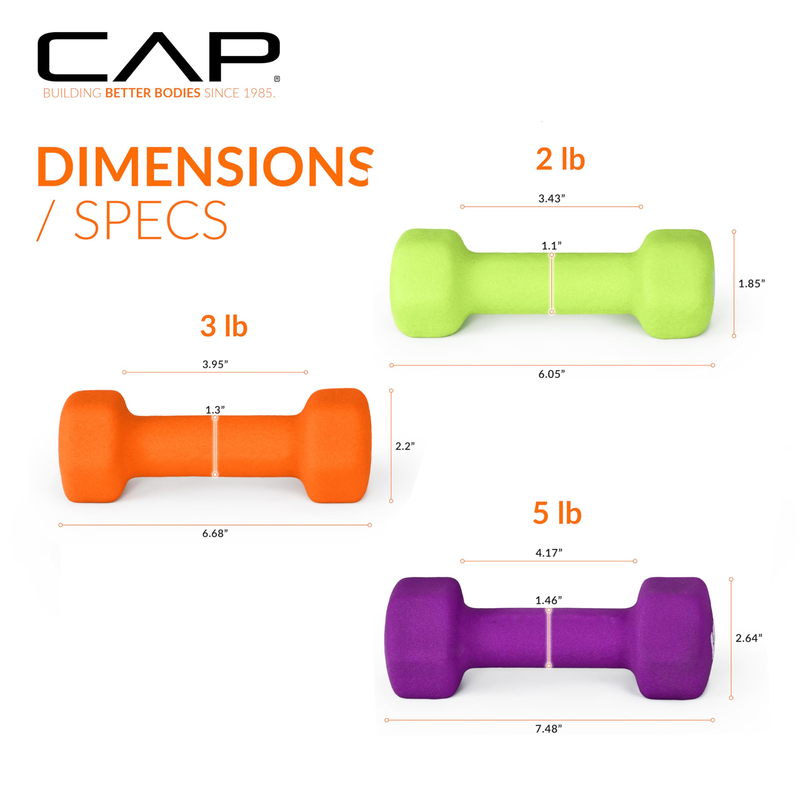 Build strength with confidence. These color-coded neoprene dumbbells offer a secure grip, durable construction, and a space-saving rack—perfect for toning, HIIT, and everyday home workouts.