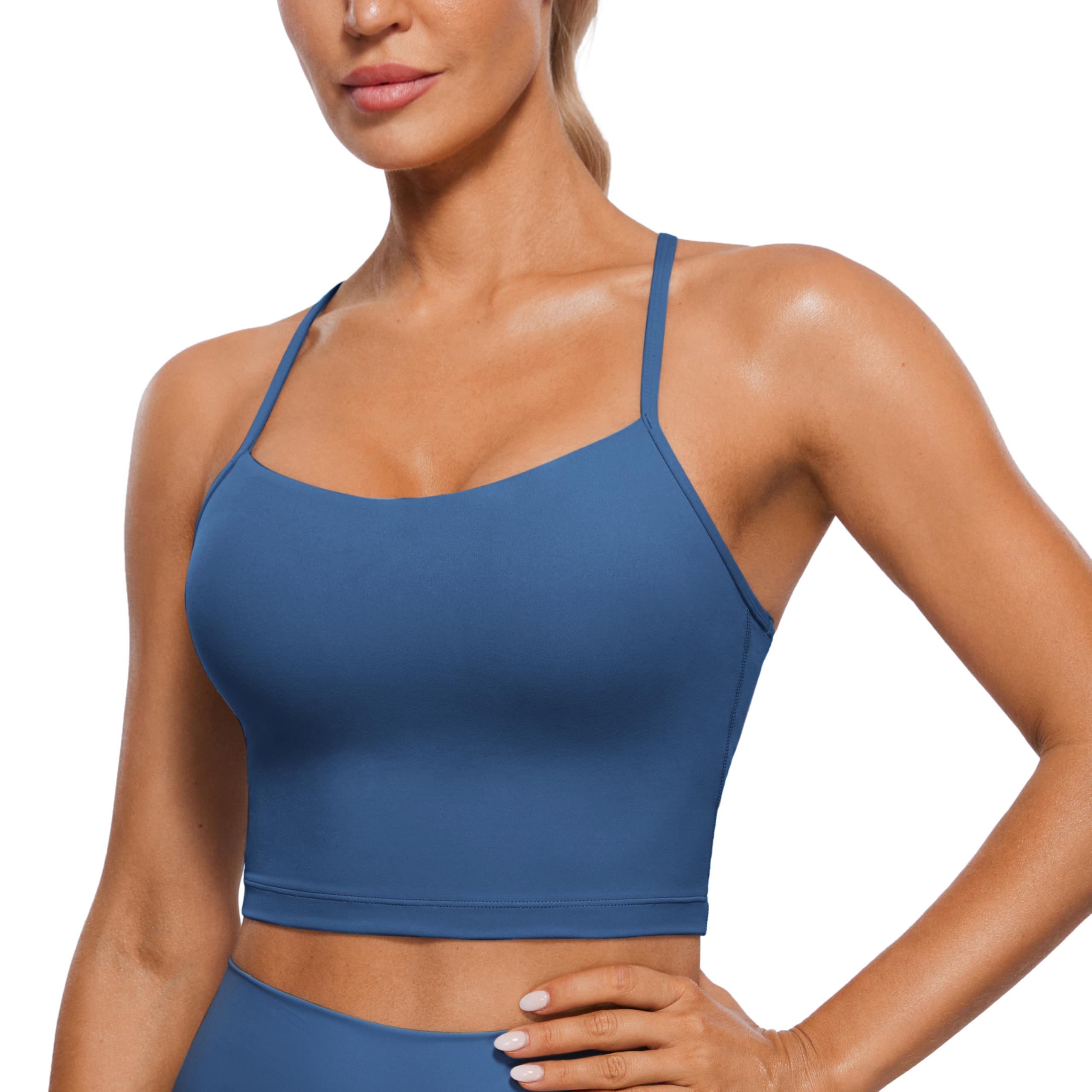 Experience unmatched softness and effortless support with the CRZ YOGA Butterluxe Longline Sports Bra—crafted for movement, confidence, and everyday luxury that keeps you looking chic and feeling incredible