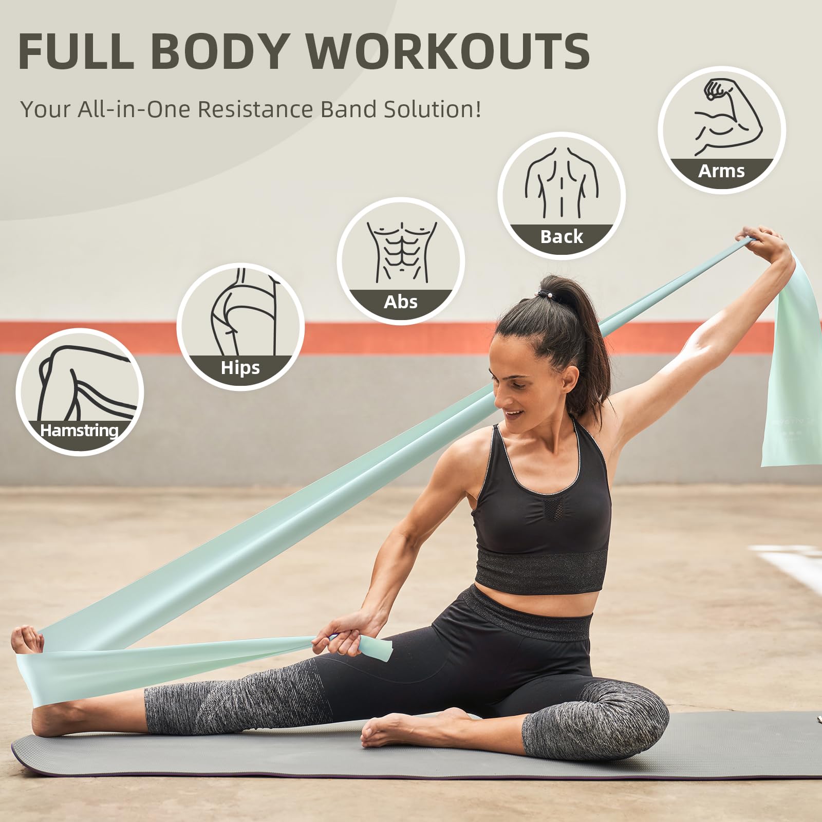 Strengthen, stretch, and recover anywhere with these hypoallergenic TPE resistance bands—lightweight, portable, and designed for full-body training, rehab, Pilates, yoga, and everyday fitness.