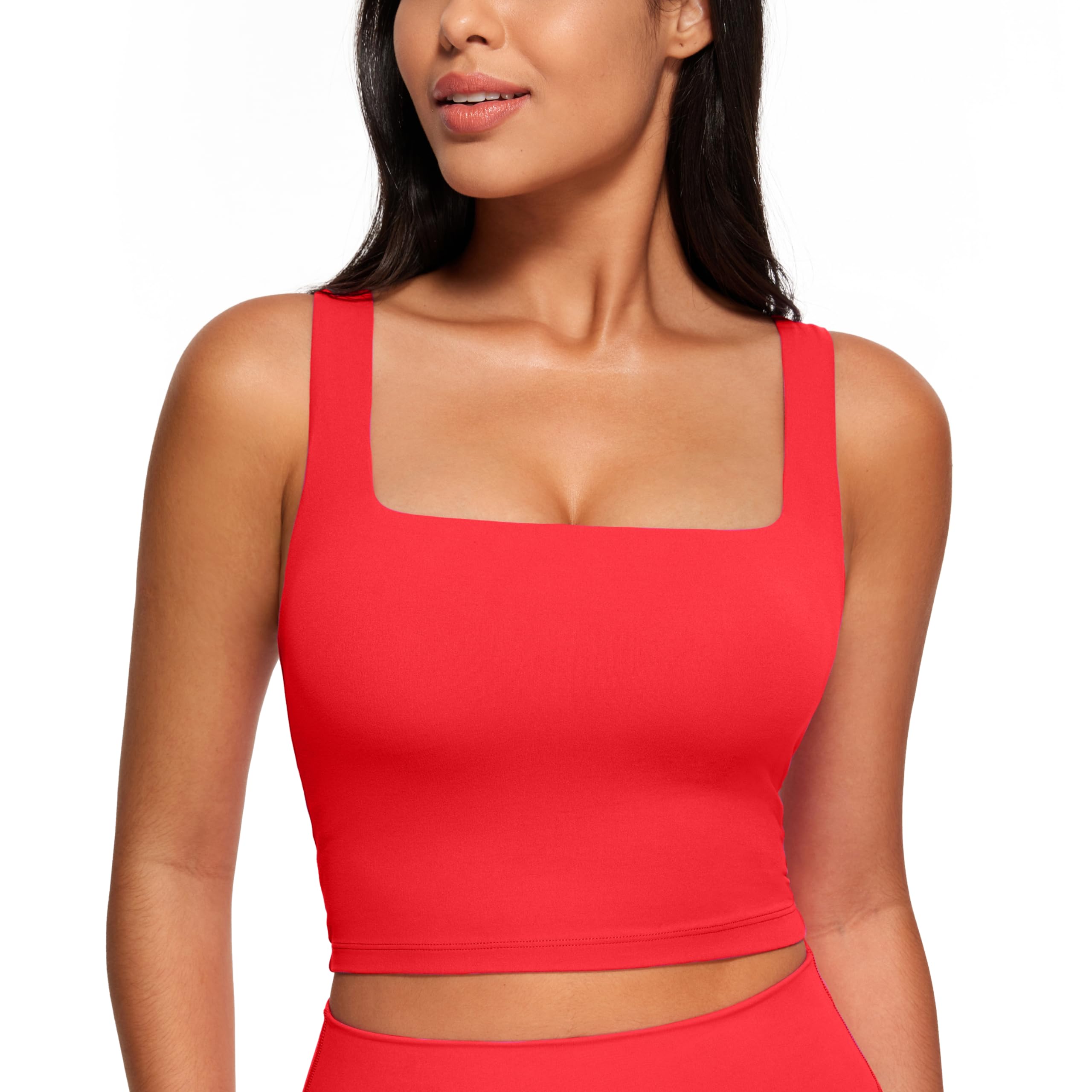Elevate your every move with ultra-soft, sculpting comfort. This chic longline sports bra delivers light support, luxury stretch, and a flattering fit that pairs perfectly with any active lifestyle.