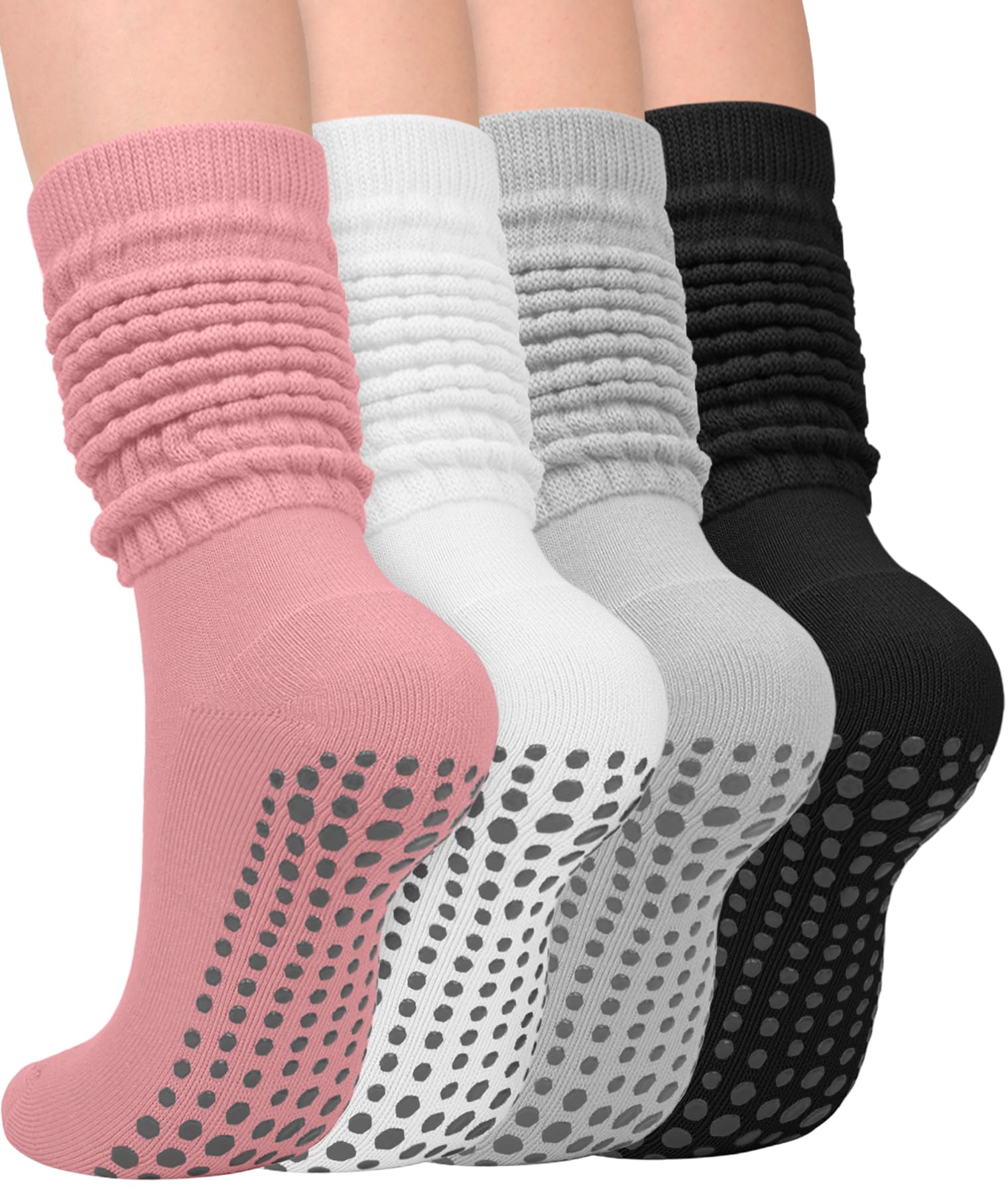 Stay safe, stable, and stylish with non-slip Pilates socks—breathable, cushioned, and perfect for yoga, barre, studio workouts, or home use. Comfort and grip in every step.