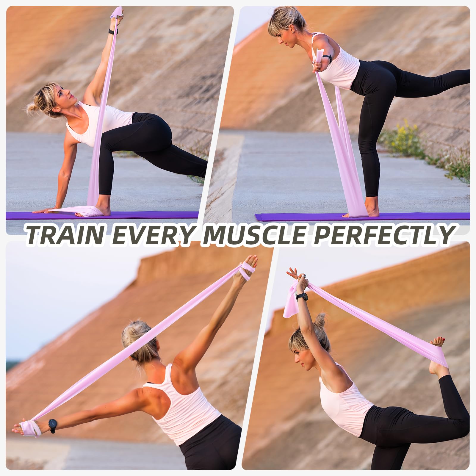 Strengthen, stretch, and recover anywhere with these hypoallergenic TPE resistance bands—lightweight, portable, and designed for full-body training, rehab, Pilates, yoga, and everyday fitness.