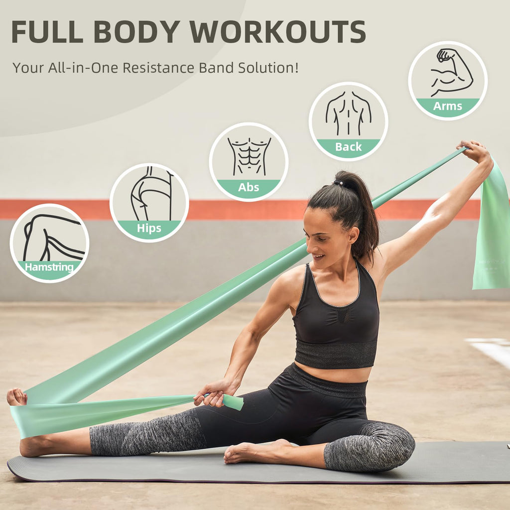 Strengthen, stretch, and recover anywhere with these hypoallergenic TPE resistance bands—lightweight, portable, and designed for full-body training, rehab, Pilates, yoga, and everyday fitness.