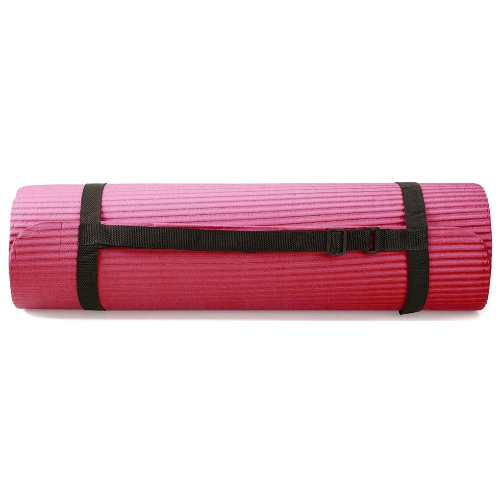 Master your yoga practice anywhere with the BalanceFrom 7-Piece Yoga Set – extra-thick mat, blocks, strap, towels, and knee pad for comfort, stability, and complete support at home or on-the-go.