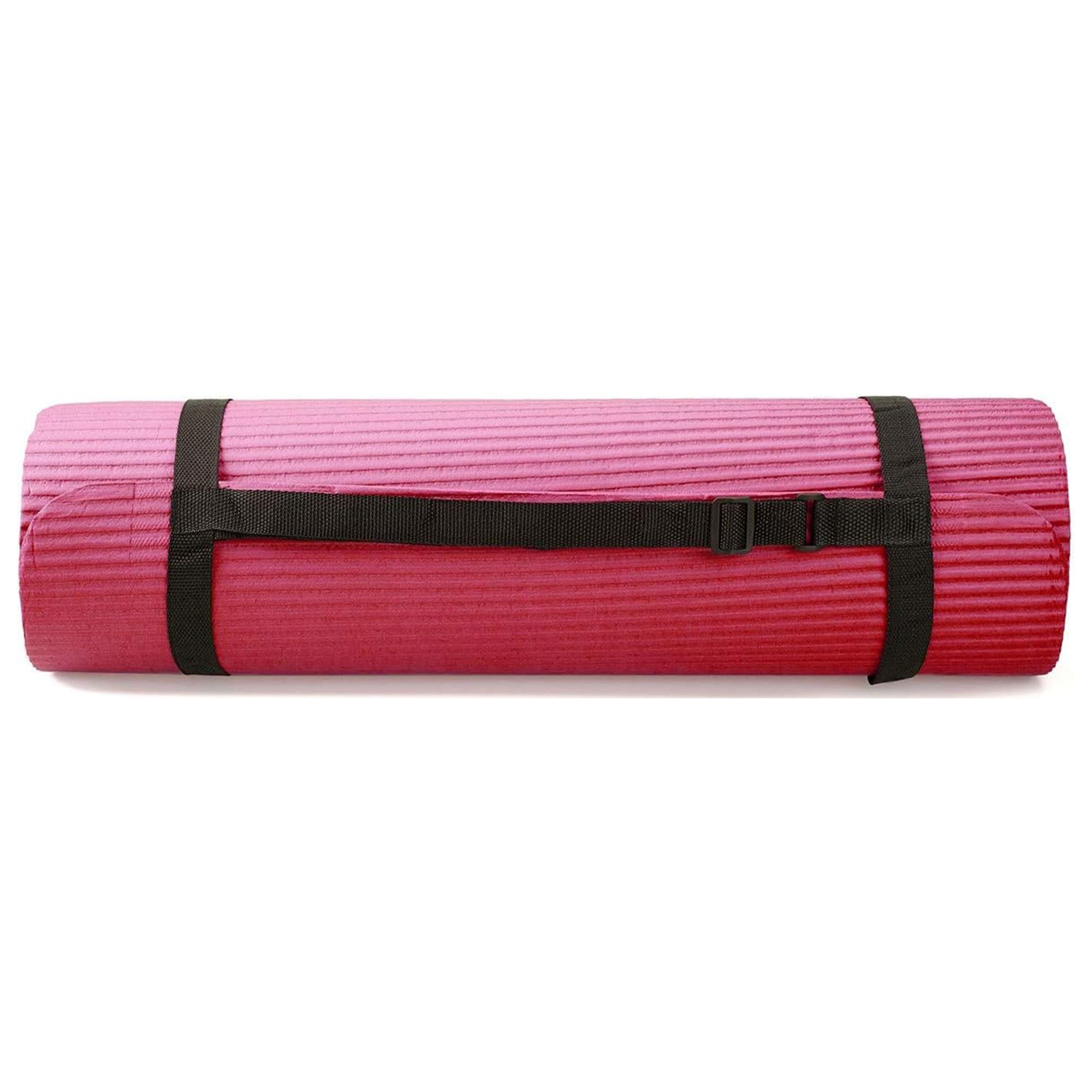 Master your yoga practice anywhere with the BalanceFrom 7-Piece Yoga Set – extra-thick mat, blocks, strap, towels, and knee pad for comfort, stability, and complete support at home or on-the-go.