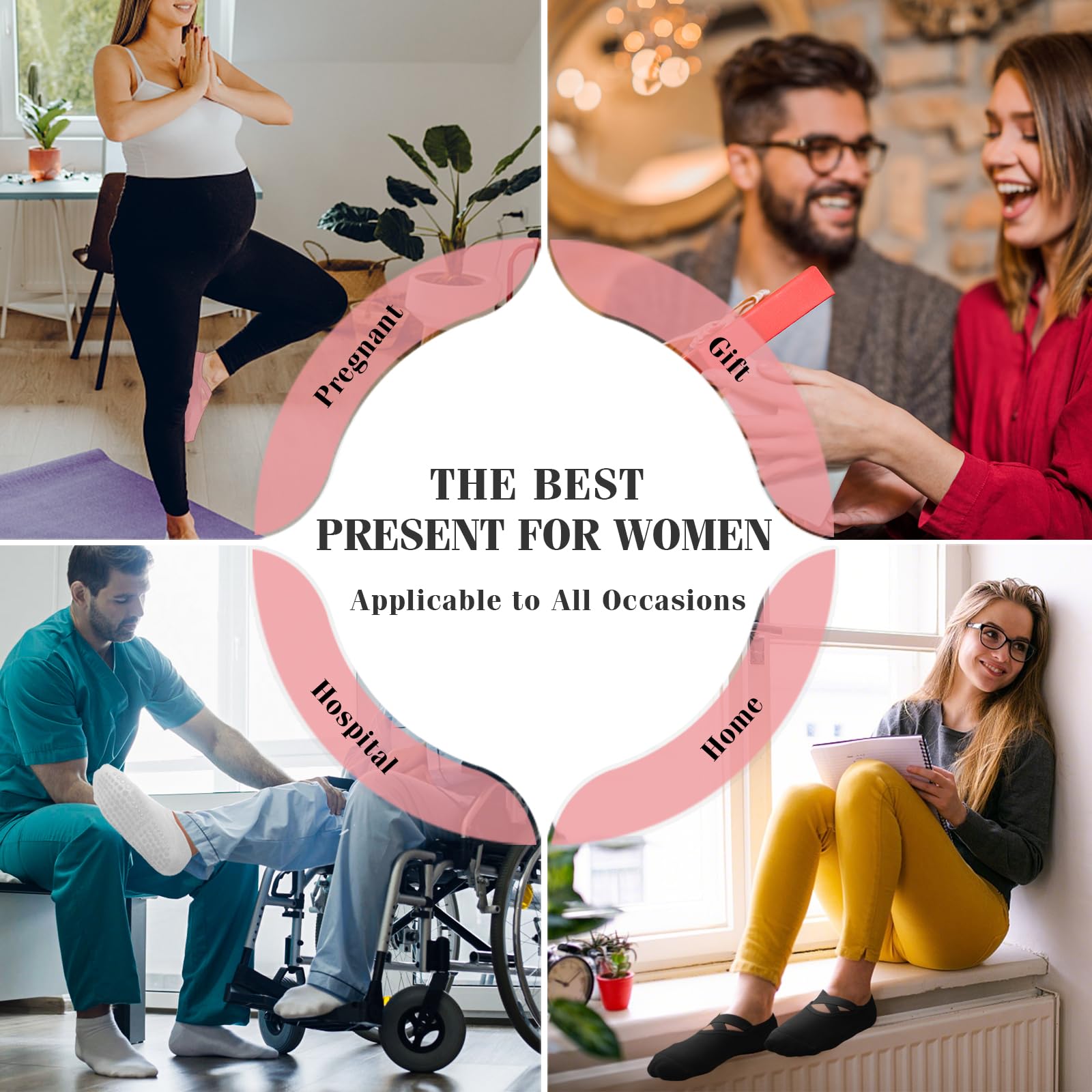 Stay safe, stable, and stylish with non-slip Pilates socks—breathable, cushioned, and perfect for yoga, barre, studio workouts, or home use. Comfort and grip in every step.