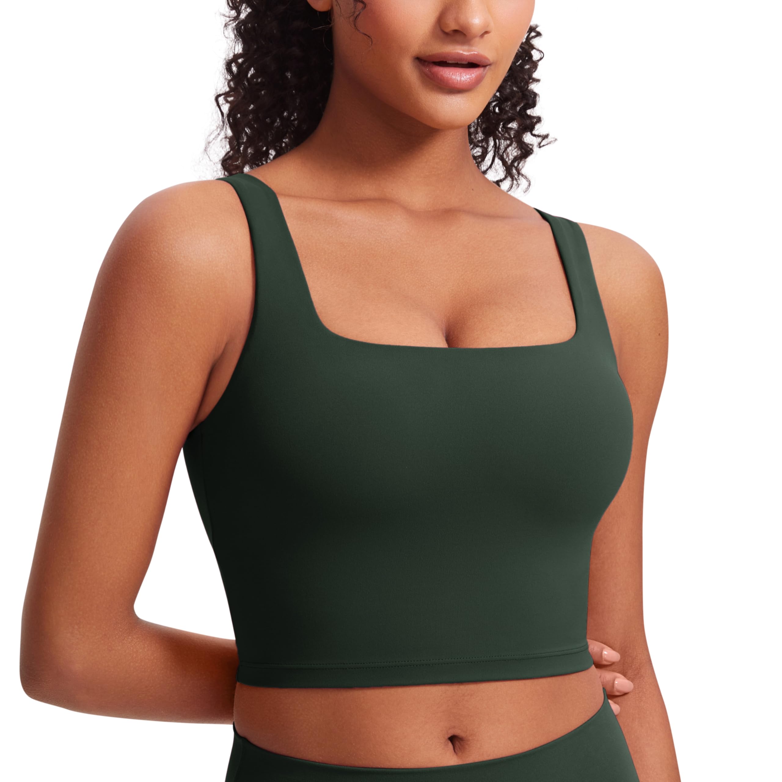 Elevate your every move with ultra-soft, sculpting comfort. This chic longline sports bra delivers light support, luxury stretch, and a flattering fit that pairs perfectly with any active lifestyle.