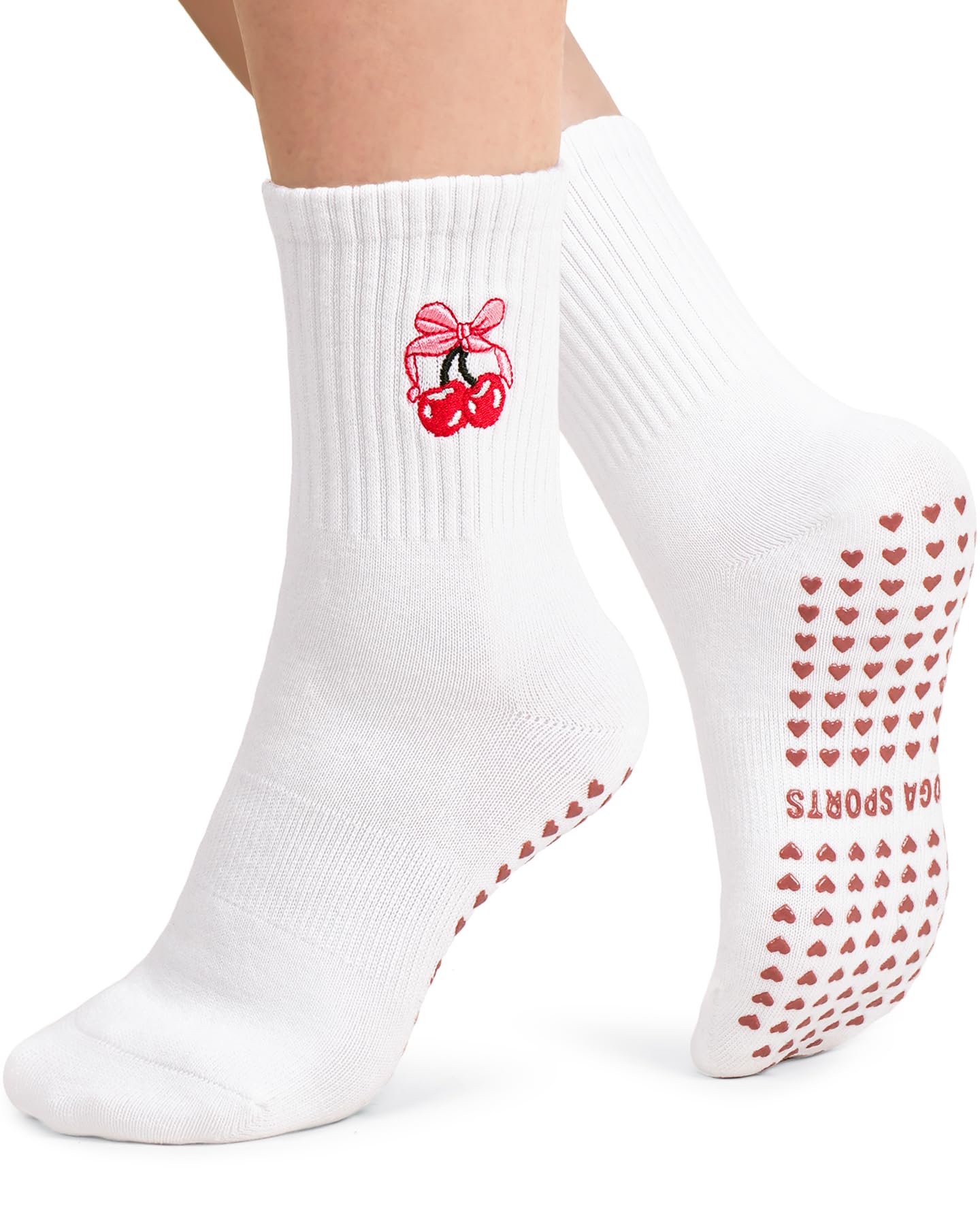 Stay safe, stable, and stylish with non-slip Pilates socks—breathable, cushioned, and perfect for yoga, barre, studio workouts, or home use. Comfort and grip in every step.