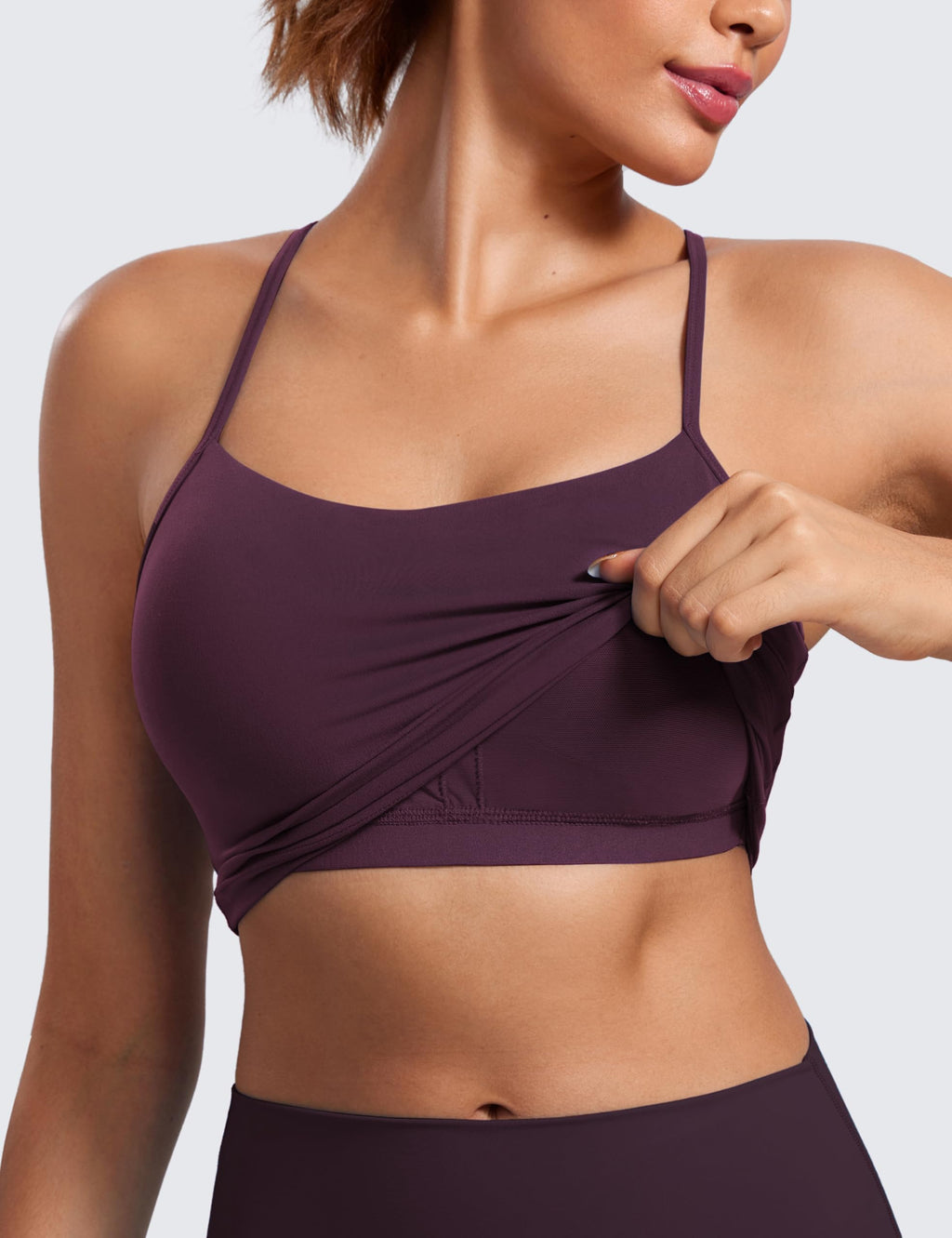 Experience unmatched softness and effortless support with the CRZ YOGA Butterluxe Longline Sports Bra—crafted for movement, confidence, and everyday luxury that keeps you looking chic and feeling incredible