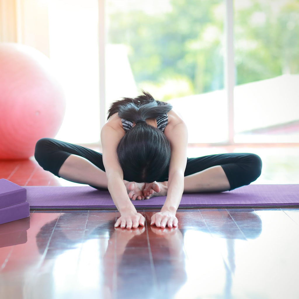 Master your yoga practice anywhere with the BalanceFrom 7-Piece Yoga Set – extra-thick mat, blocks, strap, towels, and knee pad for comfort, stability, and complete support at home or on-the-go.