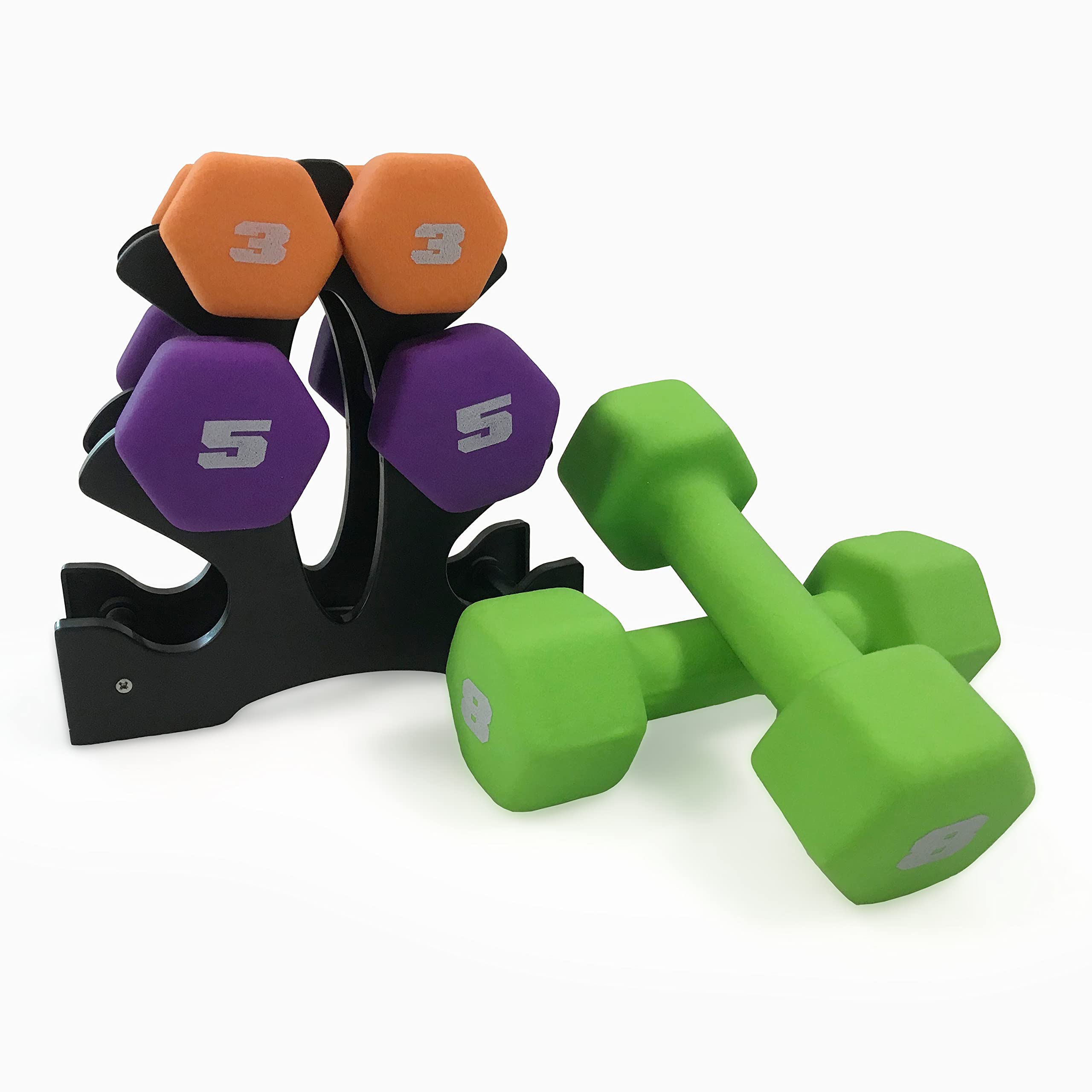 CAP Barbell Neoprene Dumbbell Weights Pairs & Sets | Multiple Colors