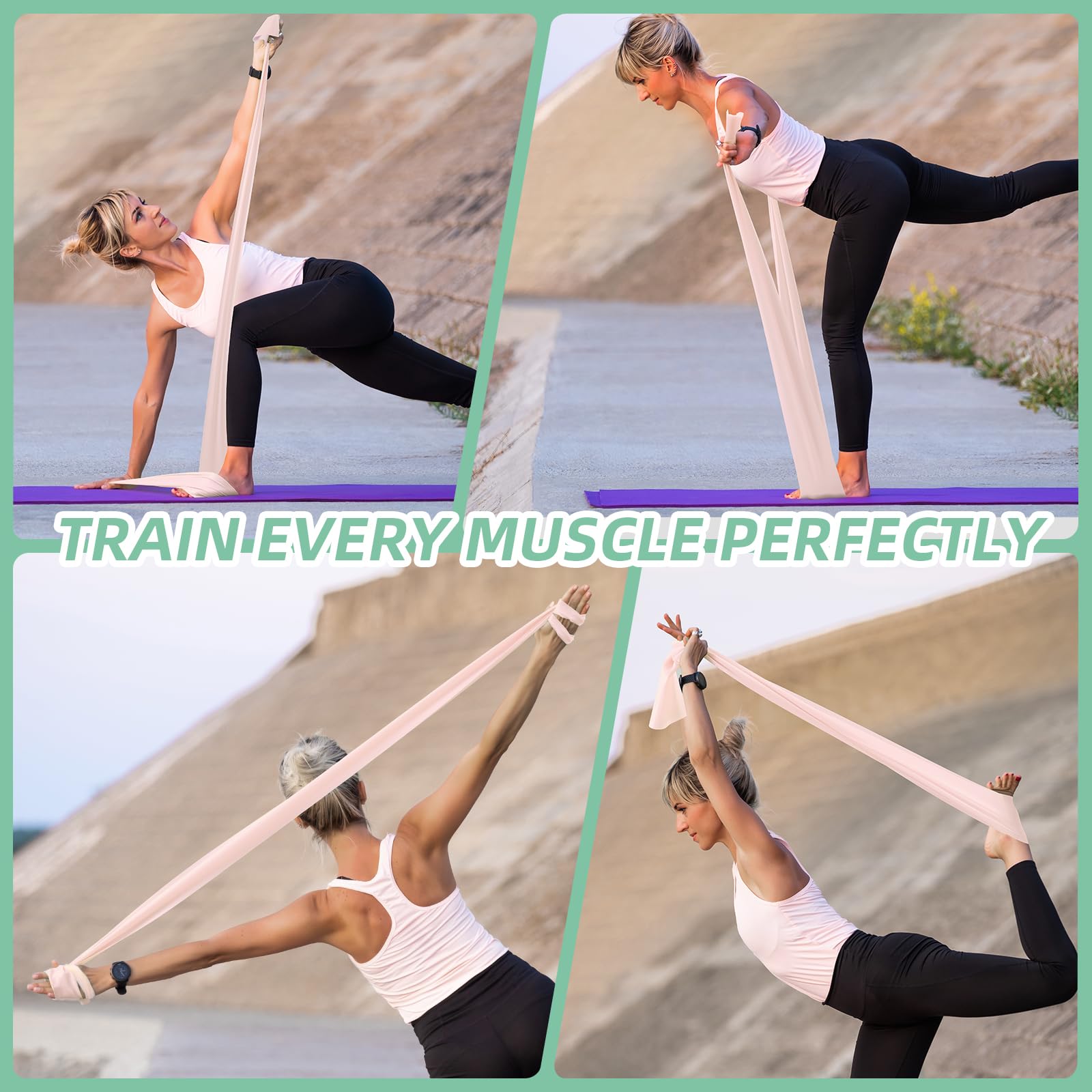 Strengthen, stretch, and recover anywhere with these hypoallergenic TPE resistance bands—lightweight, portable, and designed for full-body training, rehab, Pilates, yoga, and everyday fitness.