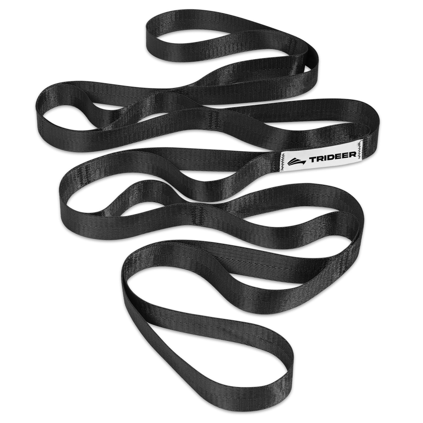 Boost flexibility, recover faster, and stretch safely with the Trideer 10-Loop Stretching Strap – durable, non-elastic, versatile for yoga, Pilates, physical therapy, and home or gym workouts.