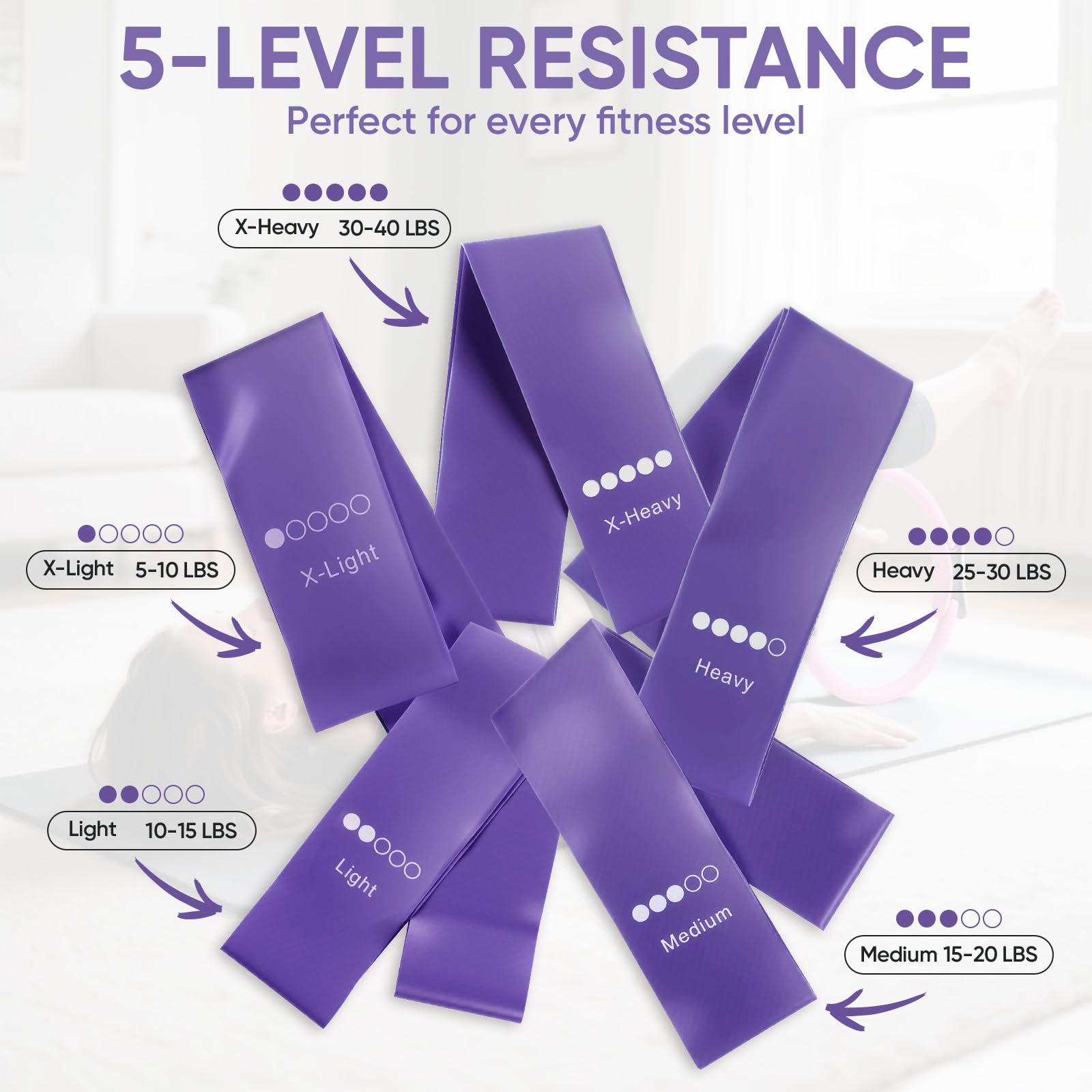 Achieve full-body toning, strength, and flexibility anywhere with the Home Pilates Kit—durable, all-in-one, non-slip, and portable, perfect for beginners and advanced Pilates enthusiasts alike.