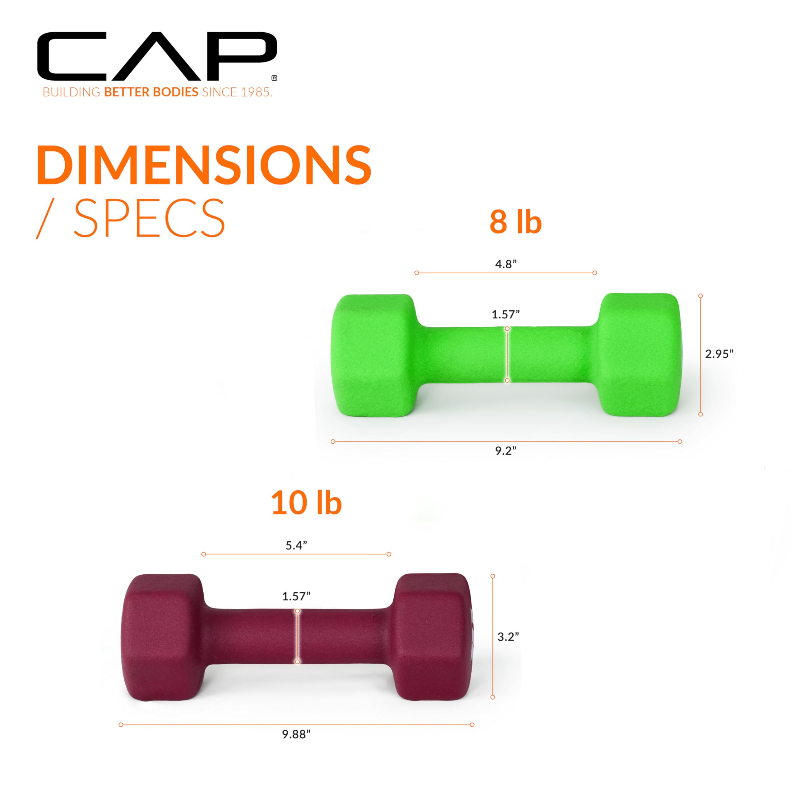 Build strength with confidence. These color-coded neoprene dumbbells offer a secure grip, durable construction, and a space-saving rack—perfect for toning, HIIT, and everyday home workouts.