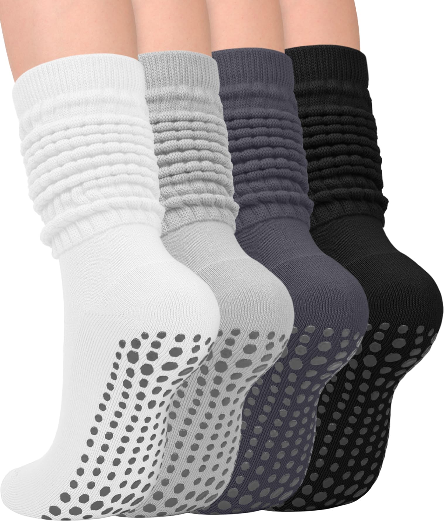 Stay safe, stable, and stylish with non-slip Pilates socks—breathable, cushioned, and perfect for yoga, barre, studio workouts, or home use. Comfort and grip in every step.