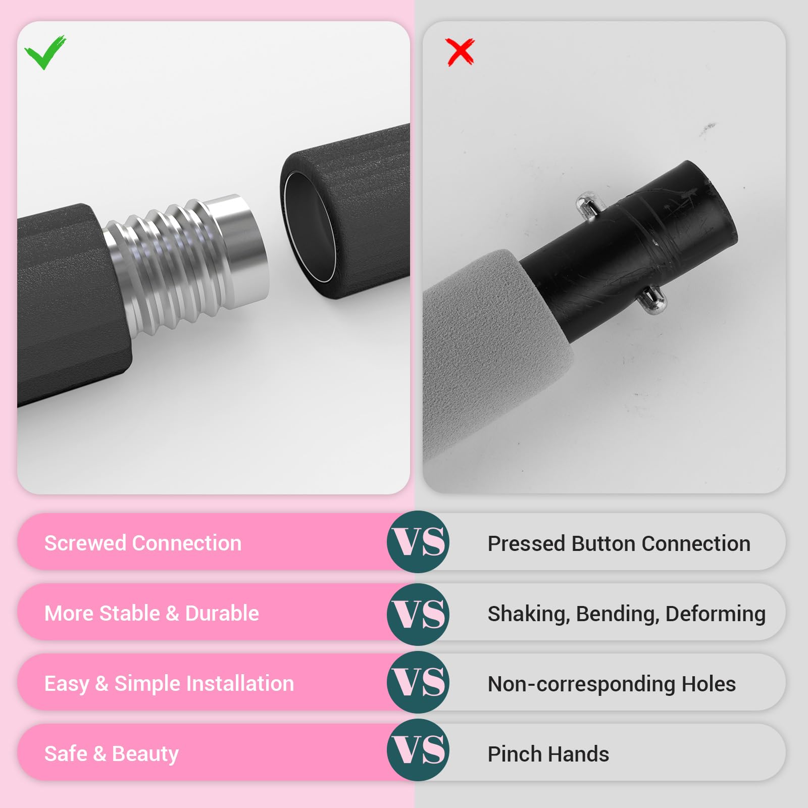 Achieve full-body strength, flexibility, and toning anywhere with the COFOF Pilates Bar Kit – adjustable resistance bands, padded handles, and portable design make home, travel, and outdoor workouts easy and effective.