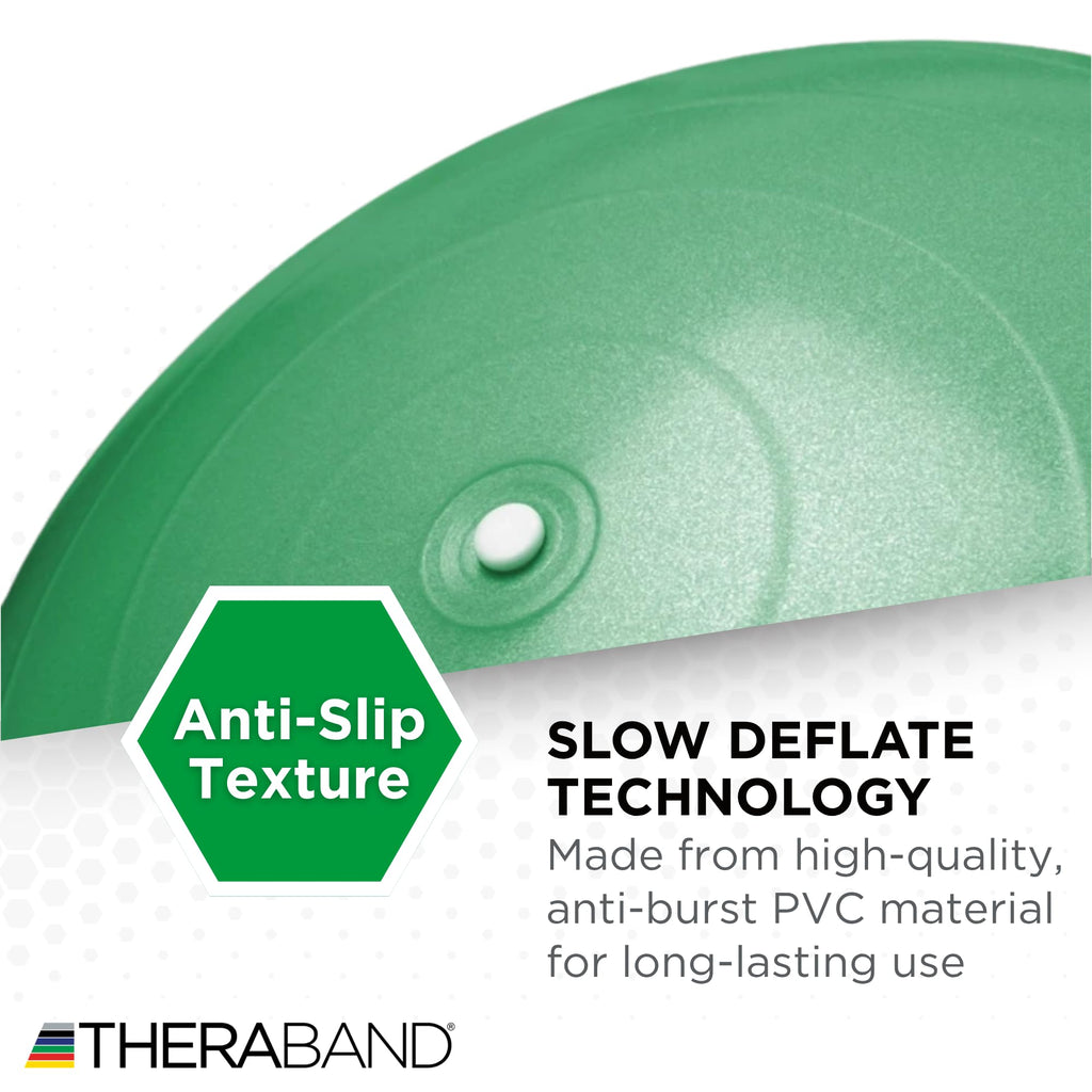 Boost balance, strengthen your core, and enhance flexibility with the THERABAND Pro Series Exercise Ball – anti-burst, professional-grade, versatile for yoga, Pilates, stability, and home or gym workouts.