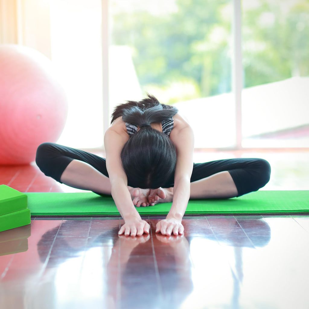 Master your yoga practice anywhere with the BalanceFrom 7-Piece Yoga Set – extra-thick mat, blocks, strap, towels, and knee pad for comfort, stability, and complete support at home or on-the-go.