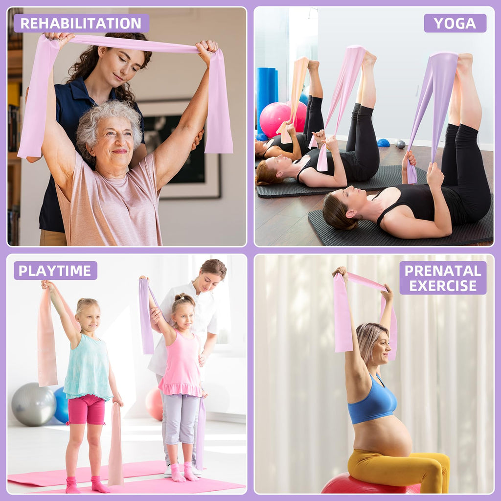 Strengthen, stretch, and recover anywhere with these hypoallergenic TPE resistance bands—lightweight, portable, and designed for full-body training, rehab, Pilates, yoga, and everyday fitness.